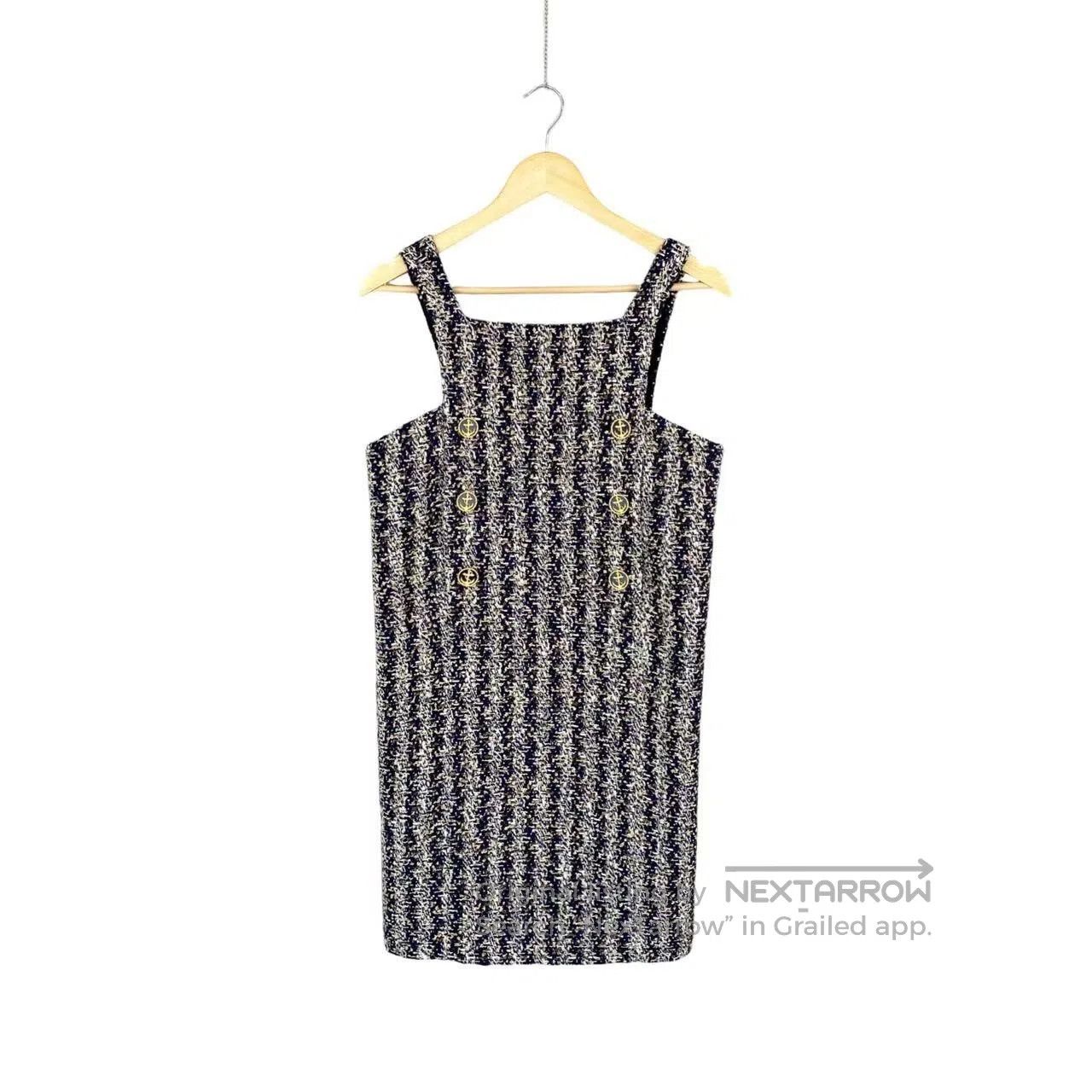 Louis Vuitton Louis Vuitton Logo tweed sleeveless dress| Size XS / US 0-2 / IT 36-38 - 1 Thumbnail
