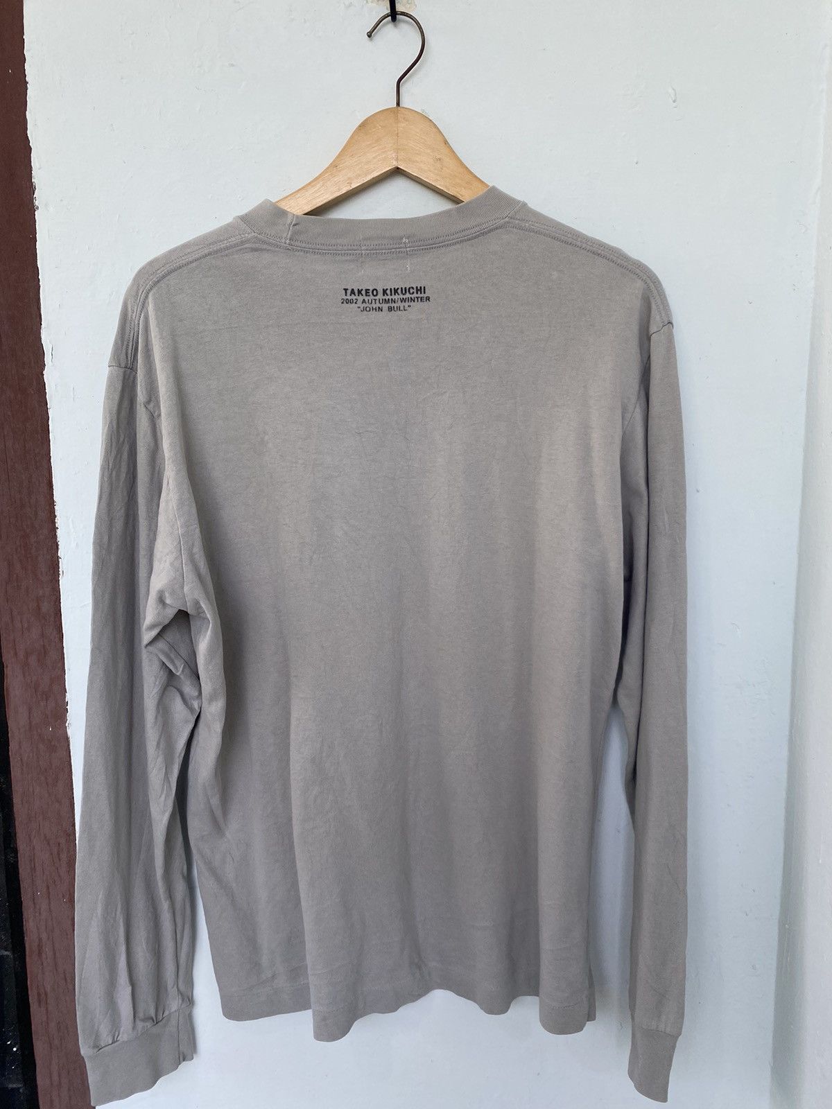Japanese Brand × Takeo Kikuchi Vintage Rare Takeo kikuchi 2002 Autumn winter John Bull Tee Size US L / EU 52-54 / 3 - 6 Thumbnail