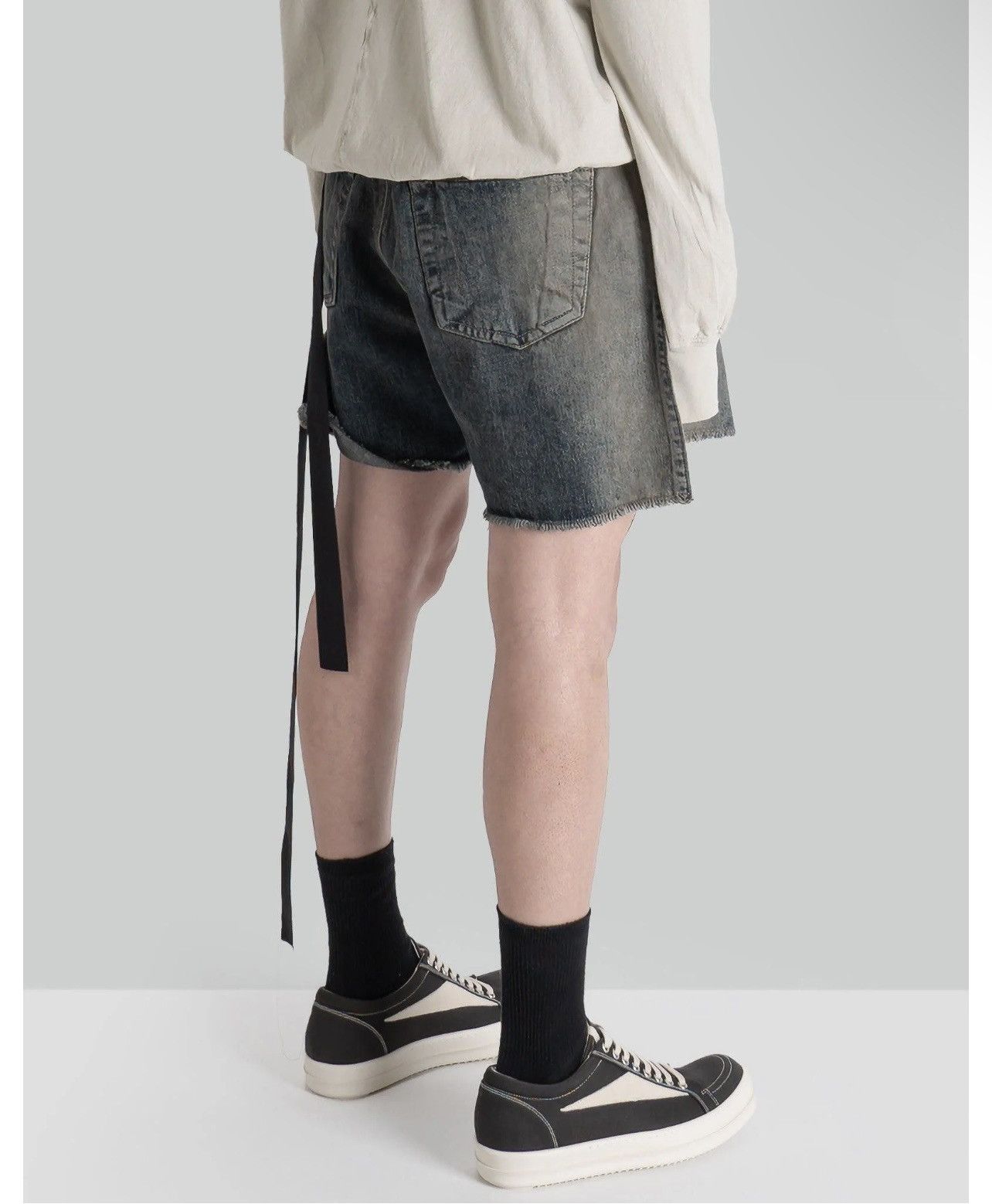 Rick Owens Rick Owens Drkshdw - Degrade Trucker Cut Offs Size US 30 / EU 46 - 23 Thumbnail