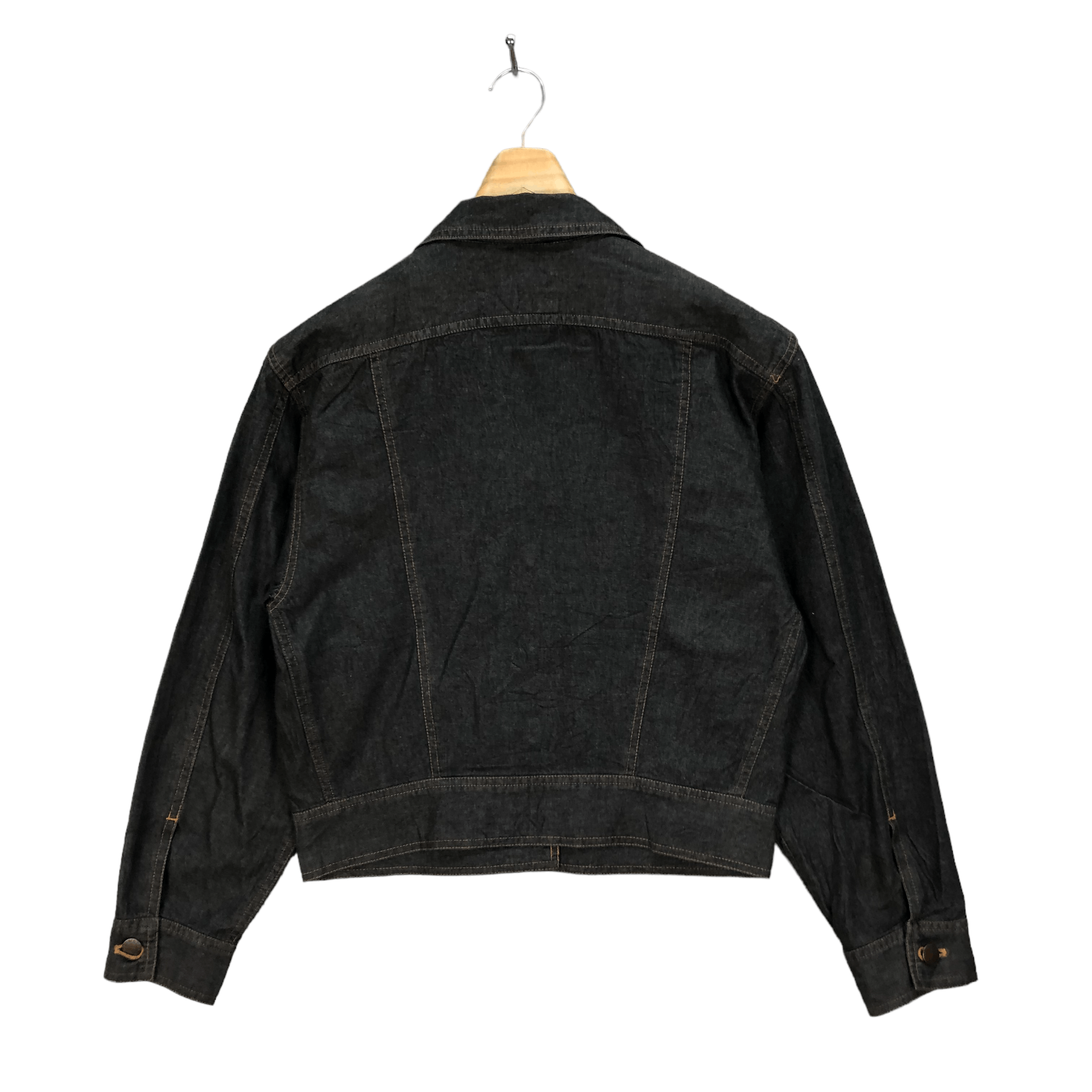 Norma Kamali VINTAGE NORMAL KAMALI DENIM JACKET #5308-183 Size S / US 4 / IT 40 - 11 Thumbnail
