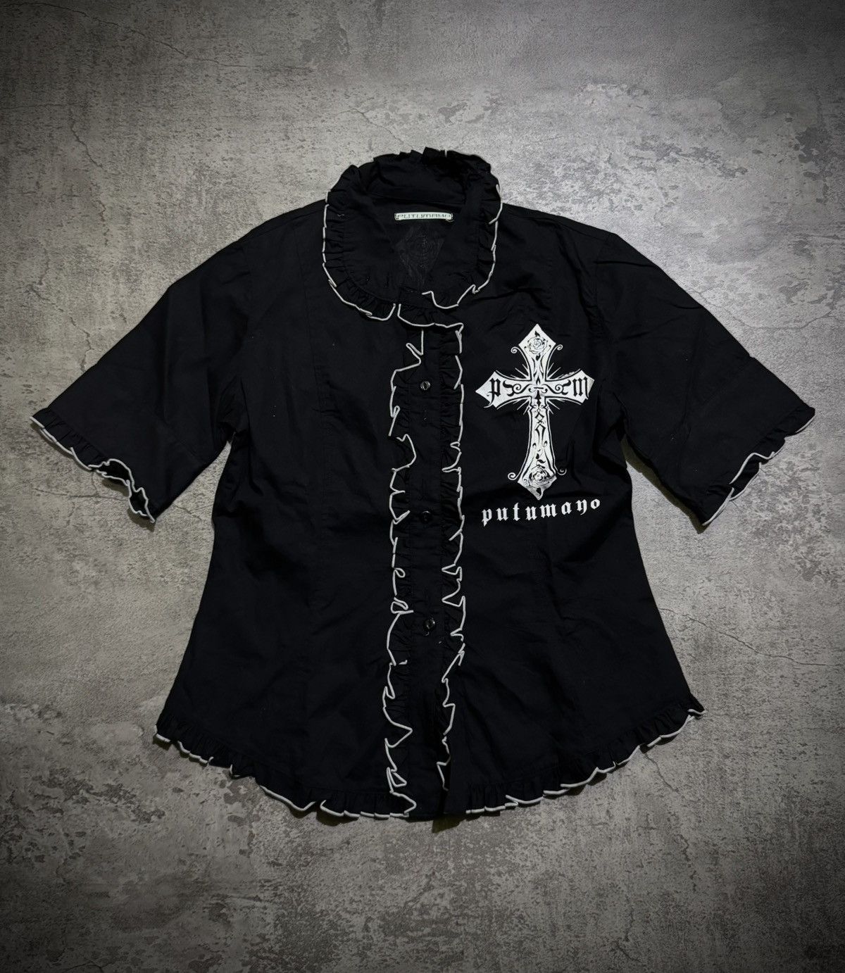 Japanese Brand PUTUMAYO GOTHIC CROSS IFSIXWASNINE SHIRT | Grailed
