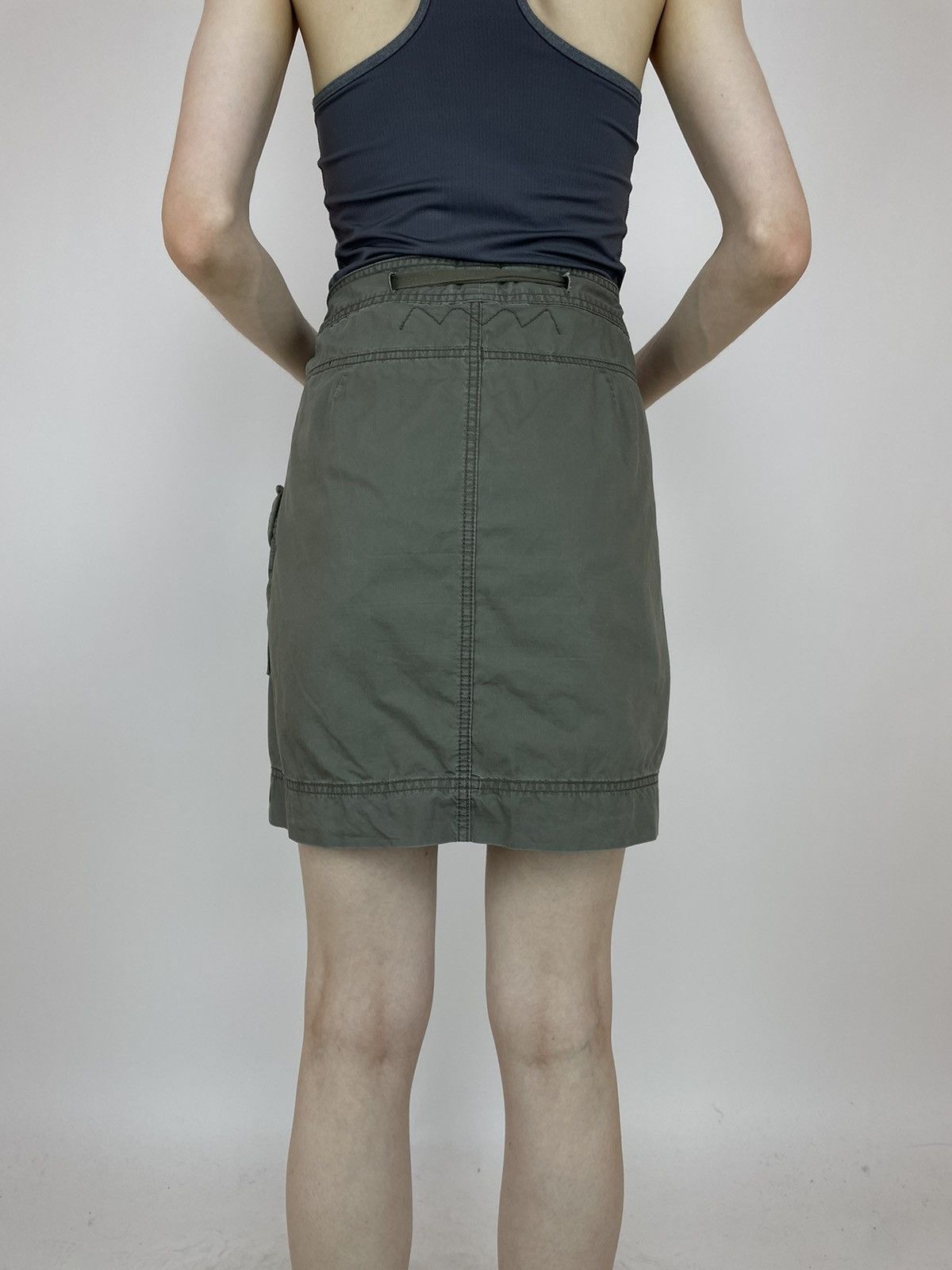 Calvin Klein Calvin Klein Cargo Mini Skirt Women’s Drawstring size 10 Size 32" / US 10 / IT 46 - 6 Thumbnail
