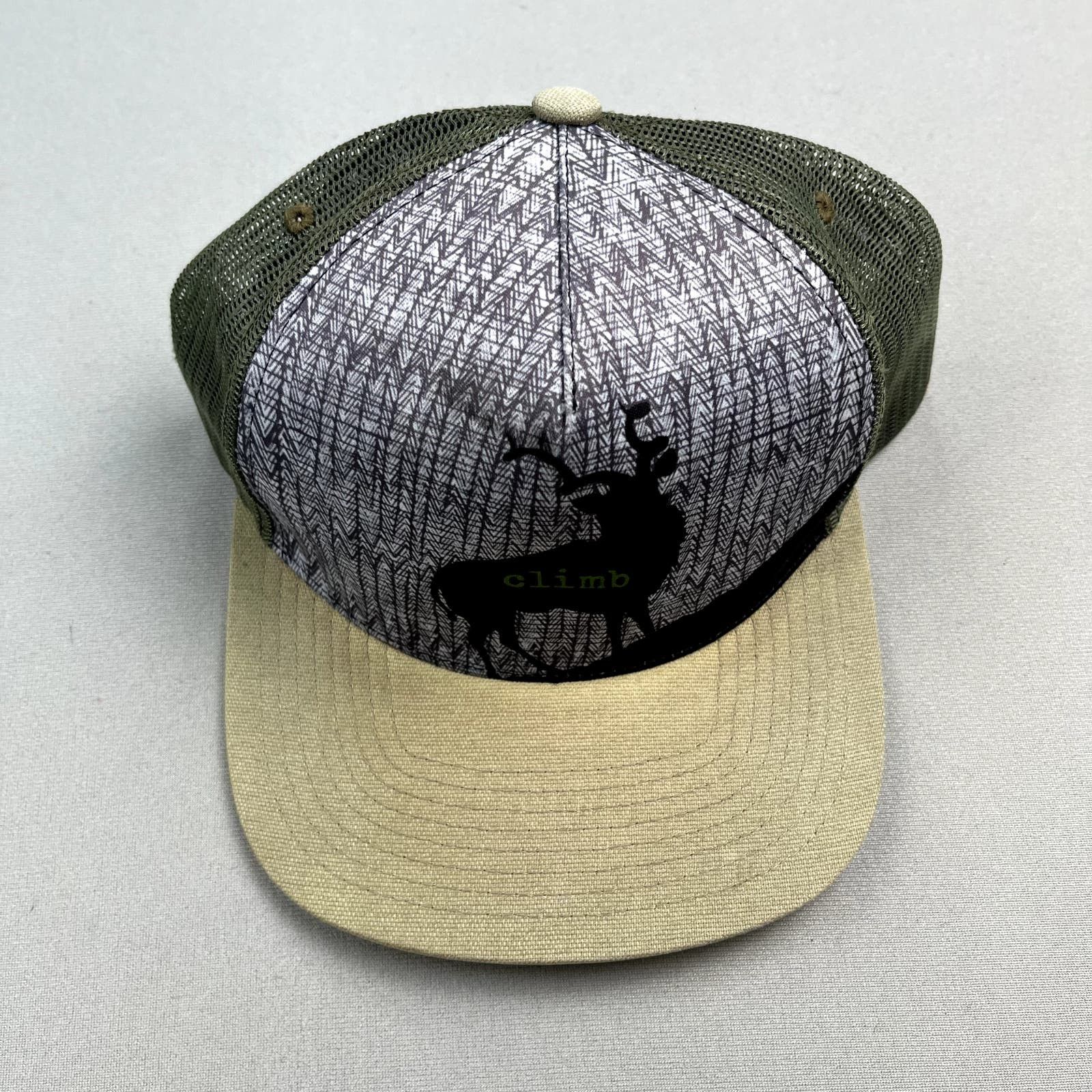 Prana prAna Journeyman Hat Snapback Trucker Olive Mountain Goat Grailed