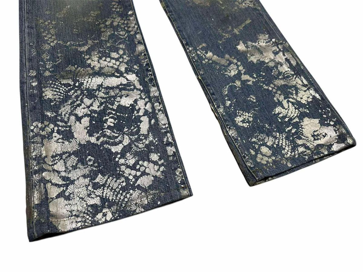Yoshiyuki Konishi 🔥Archived Yoshiyuki Konishi Splatter Gold Painted Denim Size US 28 / EU 44 - 4 Thumbnail