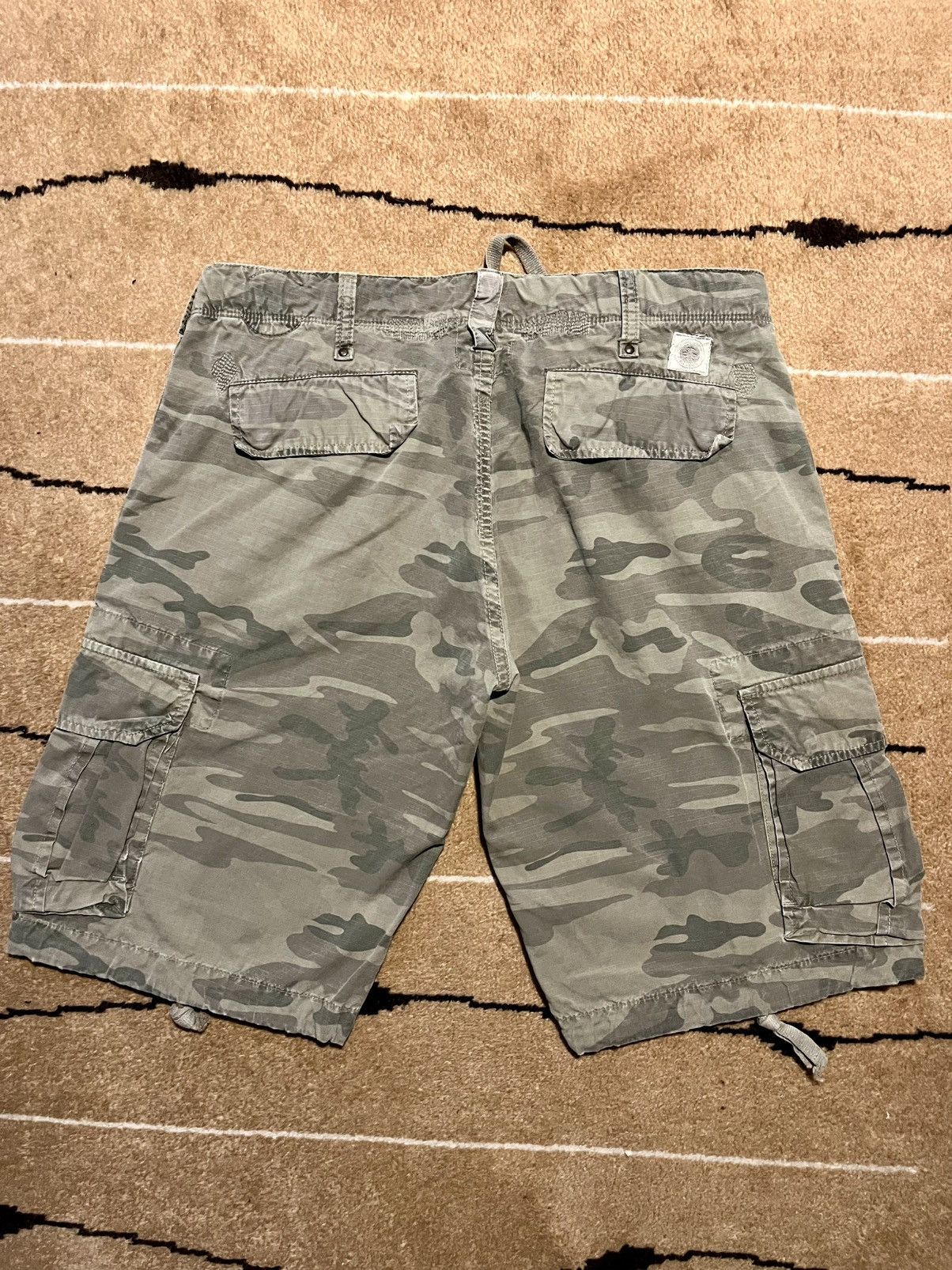 Mason's Mason’s Camouflage Cargo Men Shorts Size US 30 / EU 46 - 4 Thumbnail