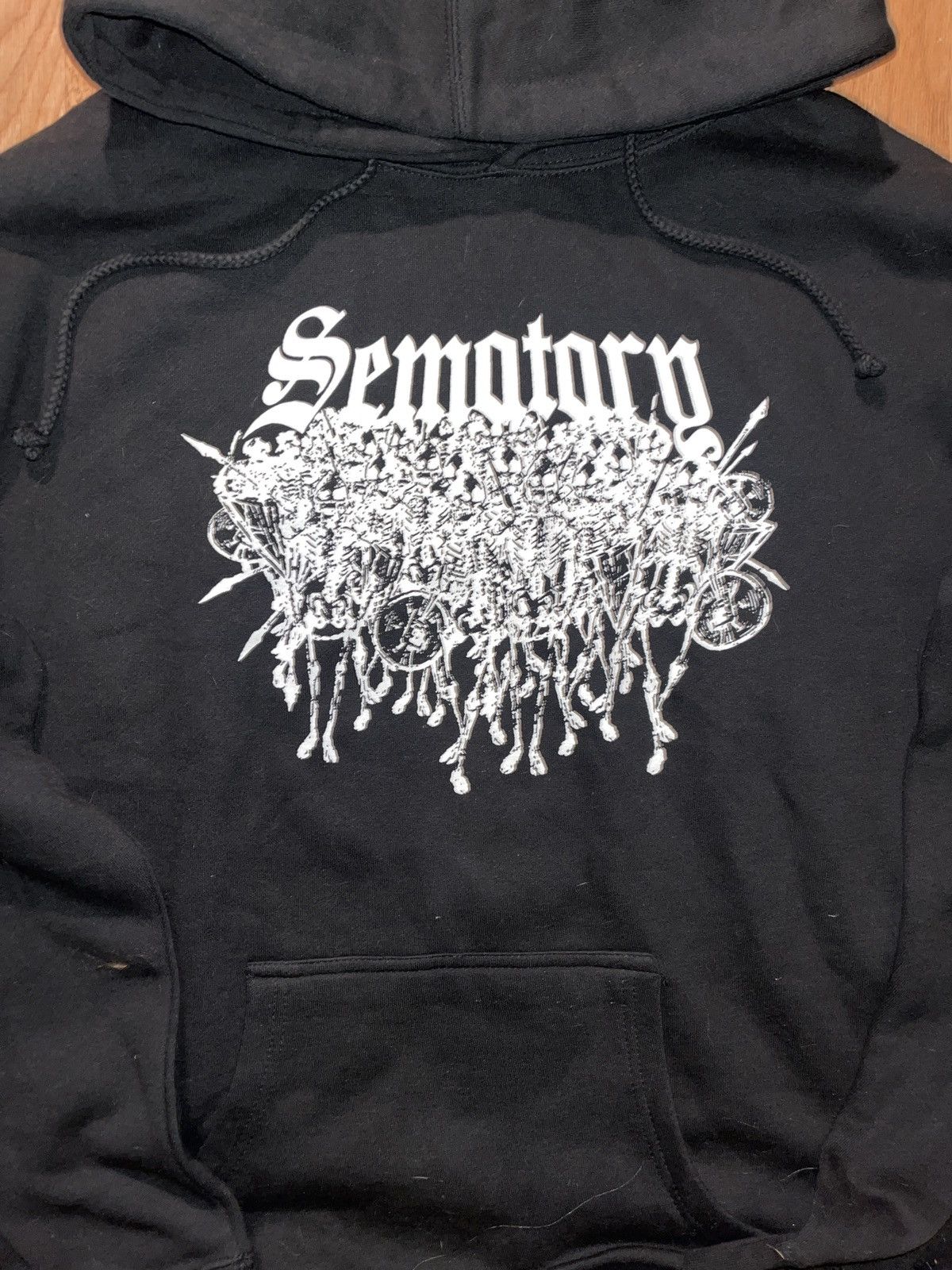 Band Tees RARE SEMATARY ANGEL HOODIE Size US XL / EU 56 / 4 - 2 Thumbnail