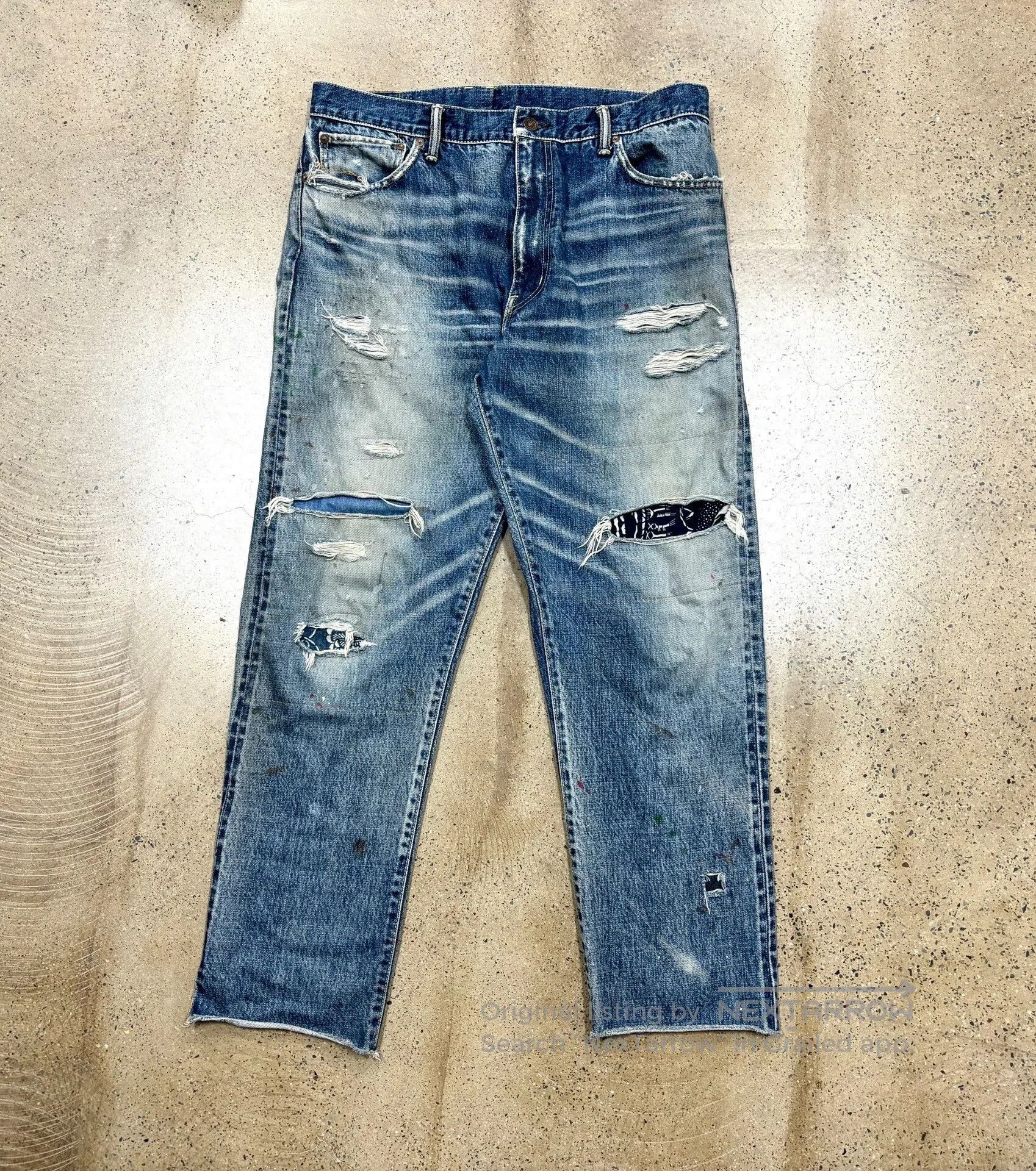 Visvim Visvim 20AW ICT Journeyman Bandana Jeans. Size US 26 / EU 42 - 1 Thumbnail