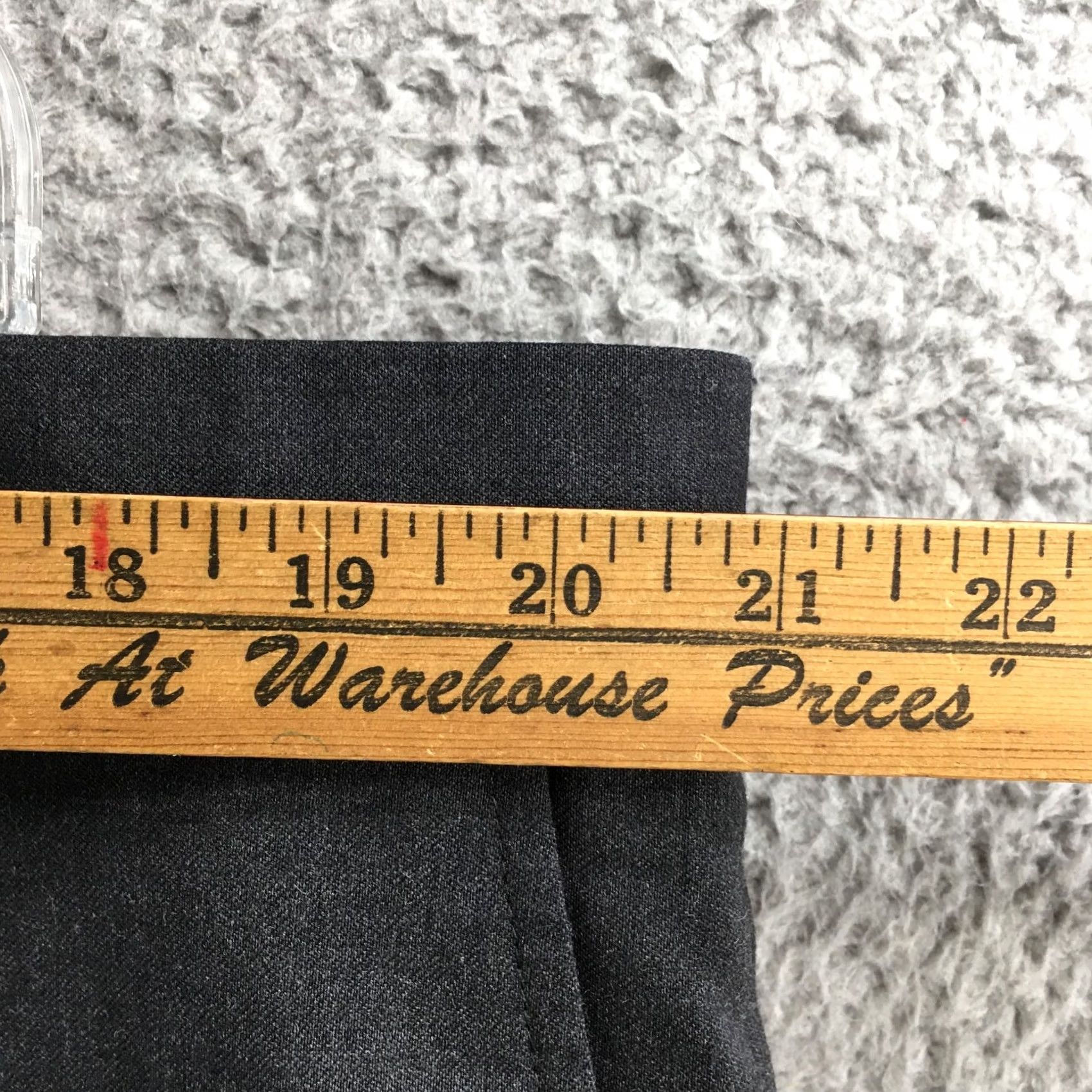 Kenneth Cole Kenneth Cole Dress Pants Mens 42 Gray Wool Blend Mid Rise Flat Front Casual Zip Size US 42 / EU 58 - 6 Thumbnail