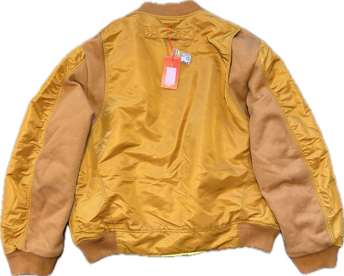 Diesel diesel J-MATT Giacca reversible yellow/orange bomber jac ket Size US L / EU 52-54 / 3 - 3 Thumbnail