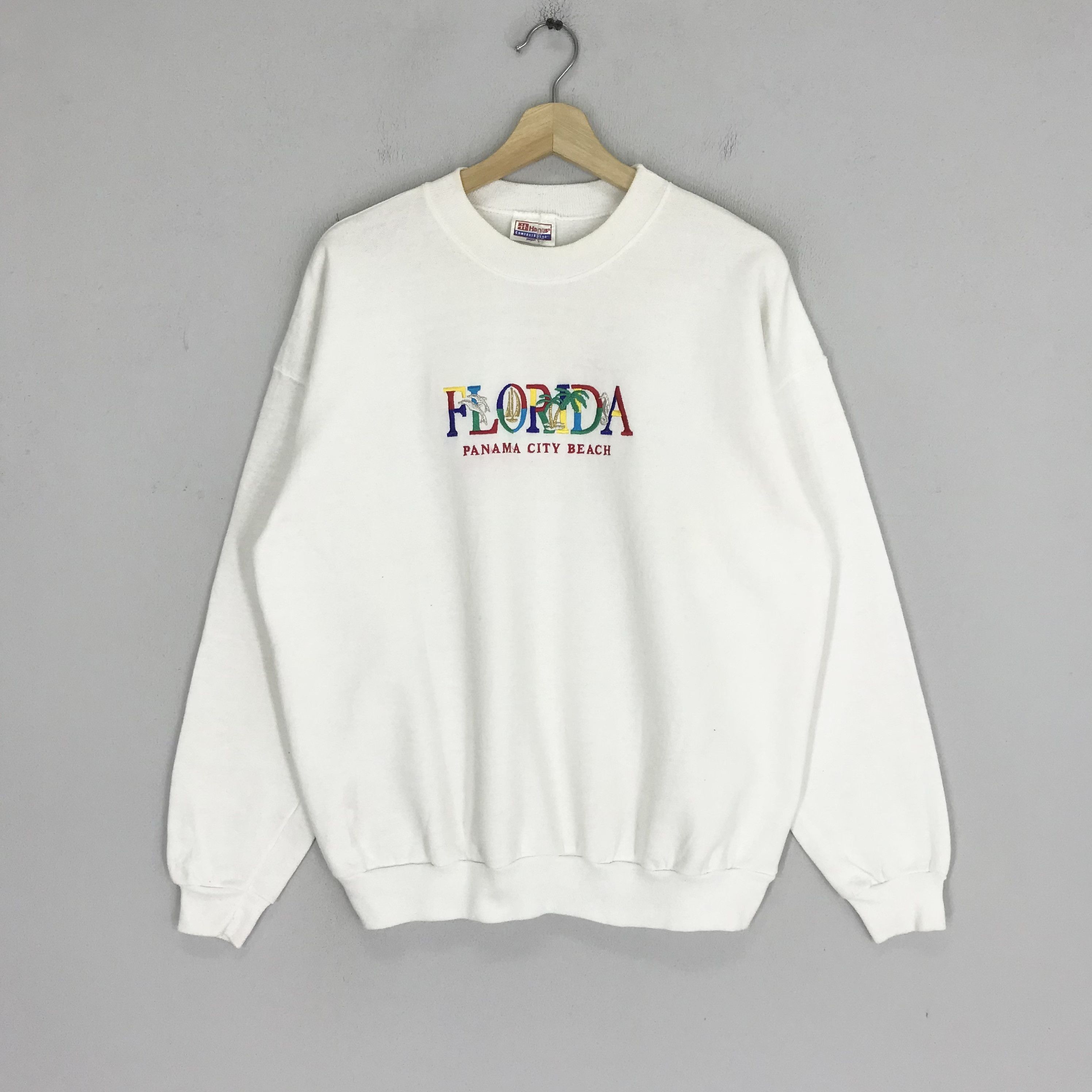 Hanes Vintage 90s Florida Sweatshirts - 53 Size US L / EU 52-54 / 3 - 1 Thumbnail
