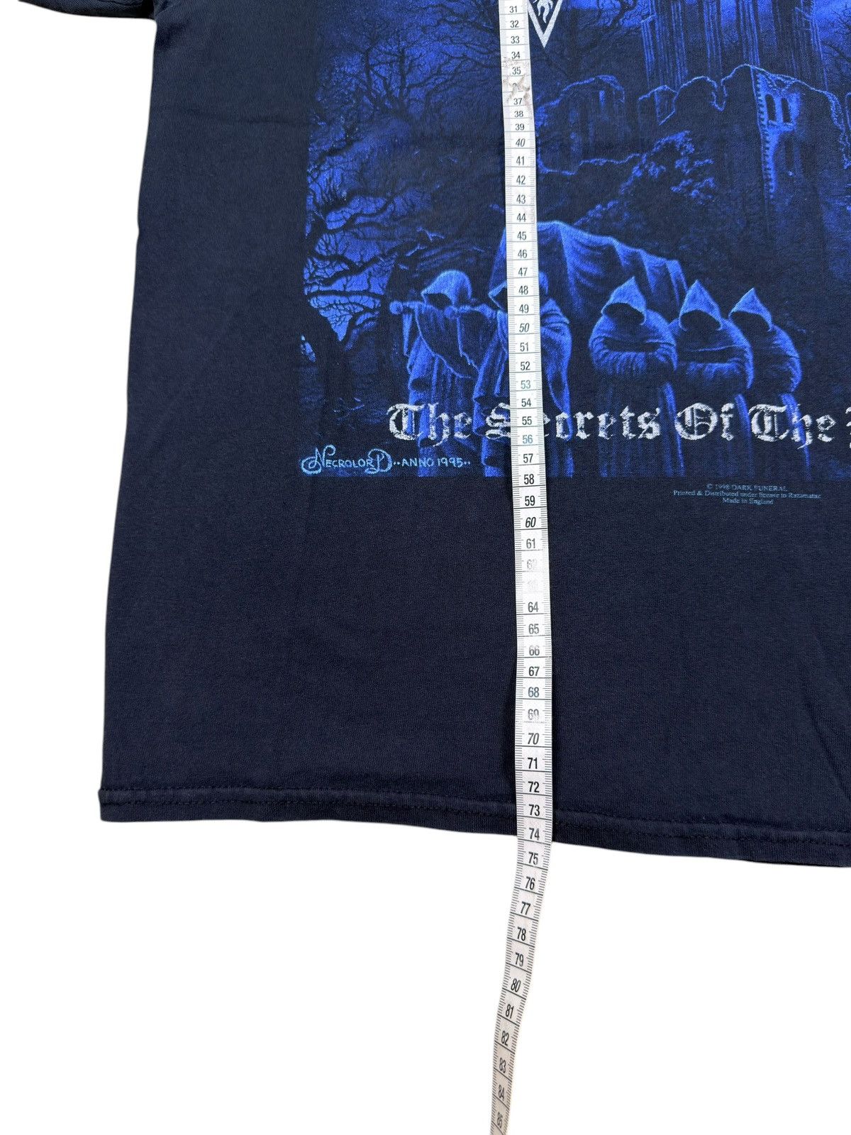 Band Tees *RARE* 1998 VINTAGE TEE BLACK METAL DARK FUNERAL Size US XL / EU 56 / 4 - 8 Thumbnail
