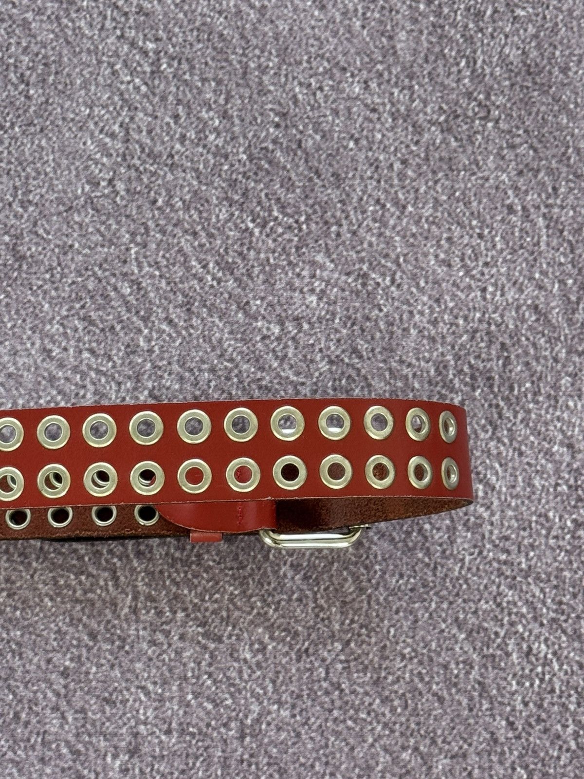 Japanese Brand Vintage Real Leather Grunge Vibe Y2K Japanese Studded Belt Size ONE SIZE - 8 Thumbnail