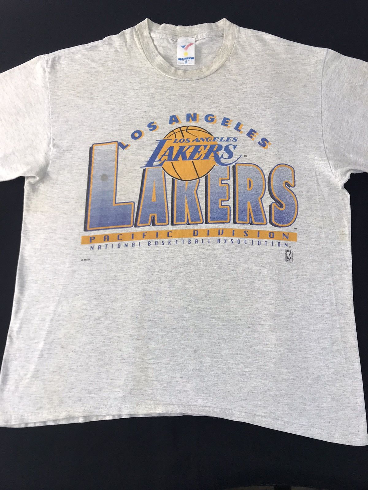 NBA 80s 90s NBA Los Angeles Lakers USA Tee Size US XL / EU 56 / 4 - 3 Thumbnail