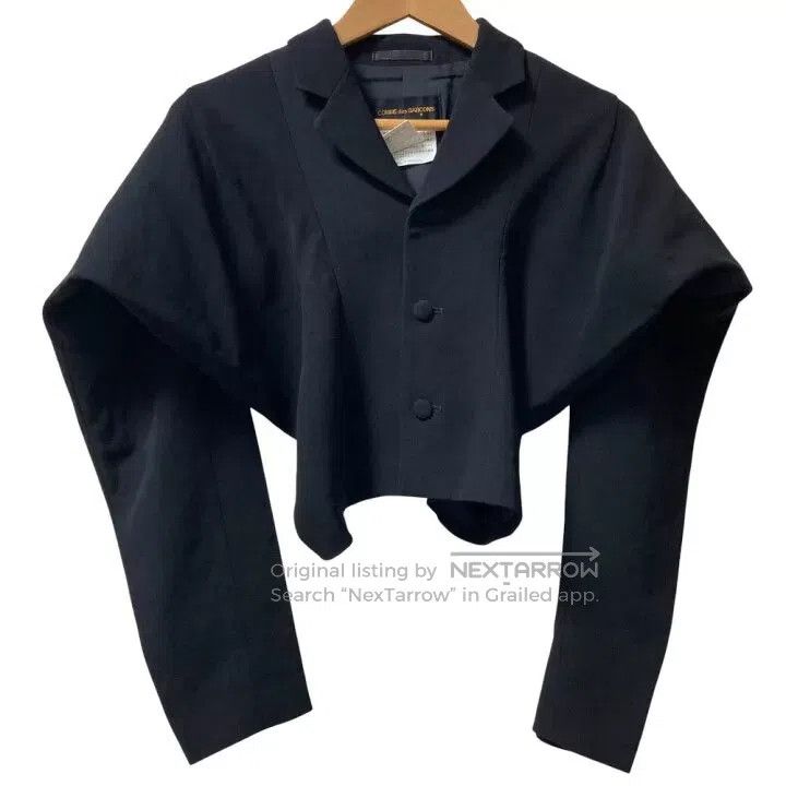 Comme des Garcons Comme des Garcons Vintage black transformed short jacket Size S / US 4 / IT 40 - 1 Thumbnail