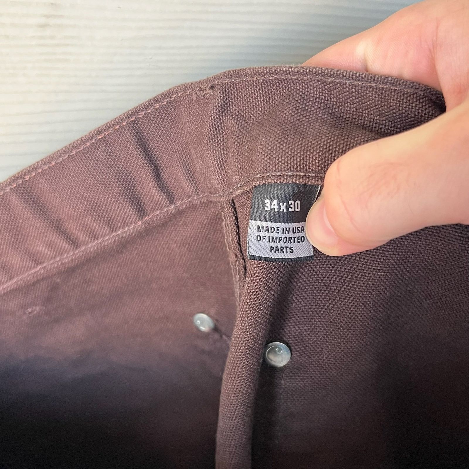 Carhartt × Vintage Carhartt brown double knee work wear carpenter pants Size US 33 - 7 Thumbnail