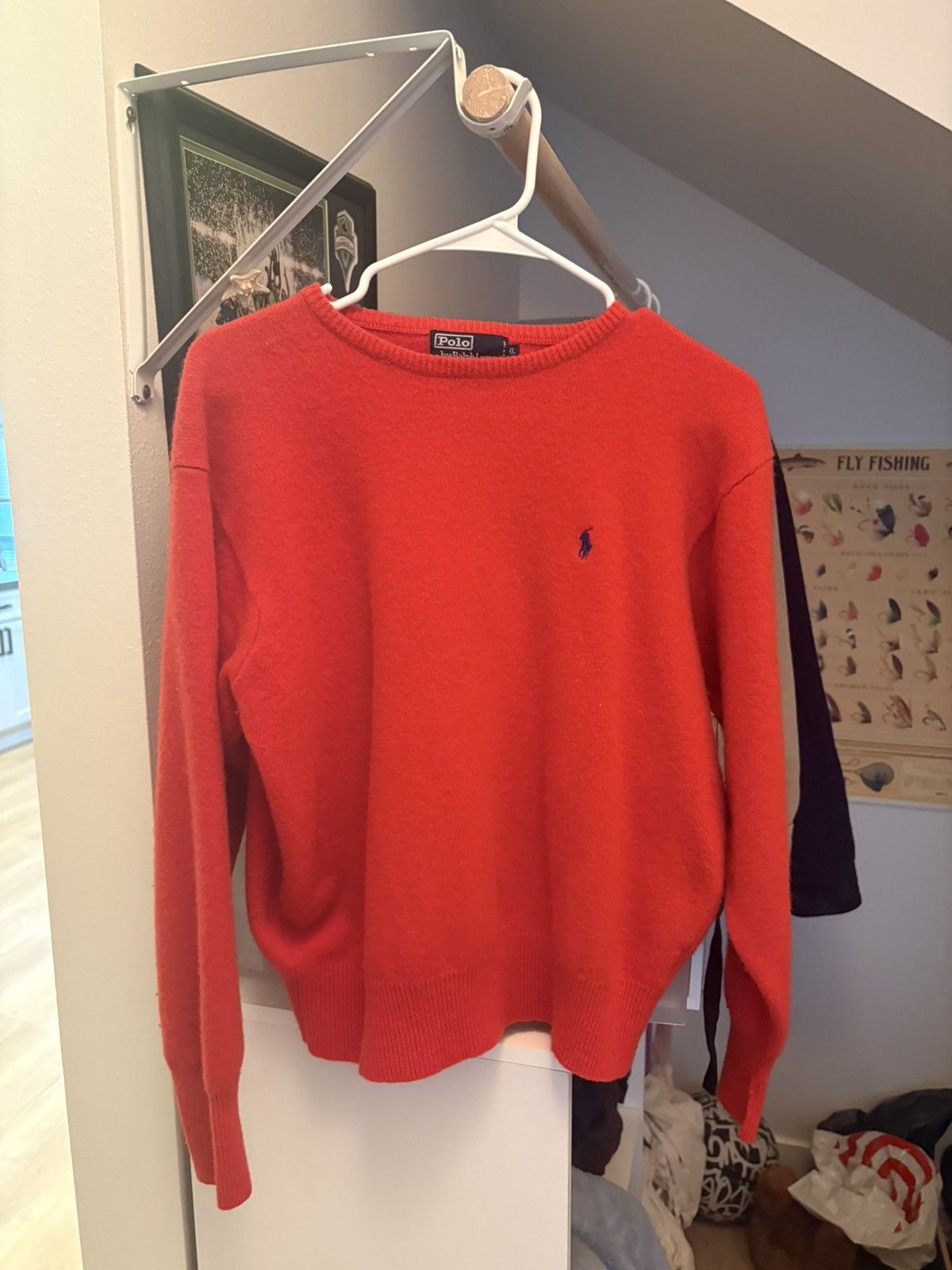 Ralph Lauren Vintage Red Polo Ralph Lauren Knit Sweater Size US M / EU 48-50 / 2 - 1 Thumbnail