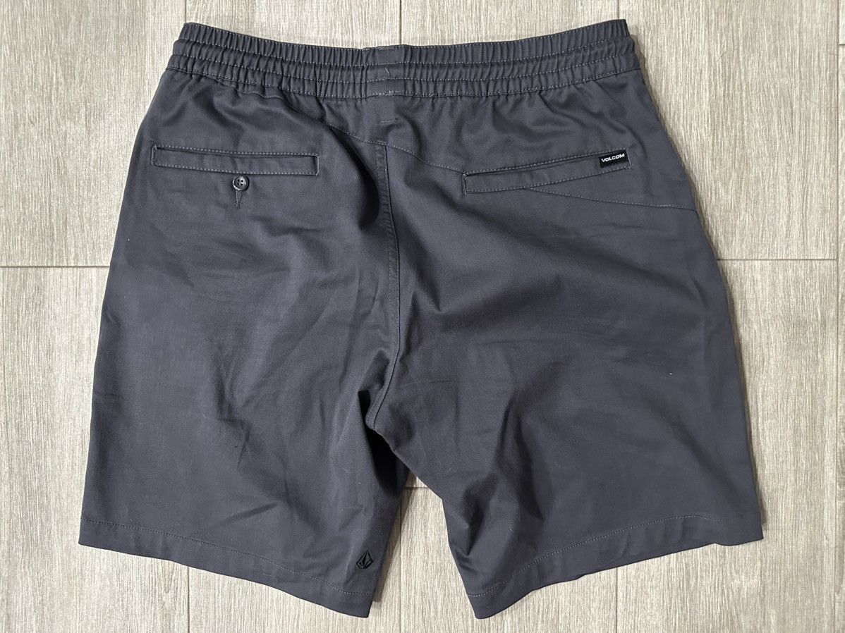 Volcom Volcom Frickin Elastic Waist 19" Chino Shorts Charcoal L Size US 36 / EU 52 - 5 Thumbnail