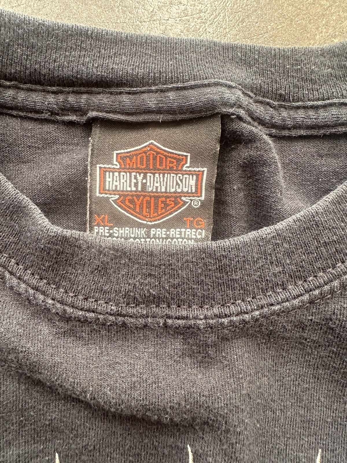 Harley Davidson × Vintage 2000s Harley Davidson Chrome Flames Long Sleeve Tee Size US XL / EU 56 / 4 - 7 Thumbnail