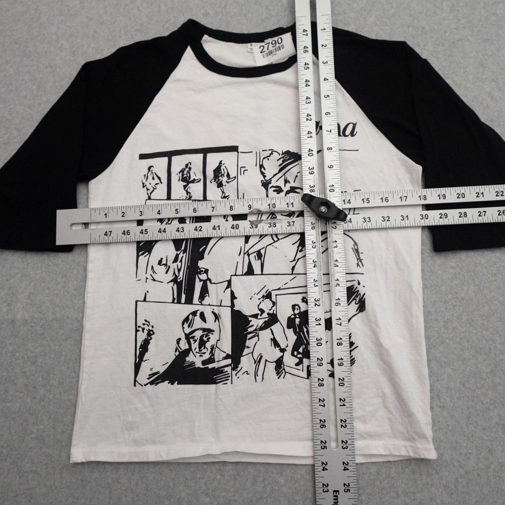 Vintage UNBRANDED A-ha Hollywood Superbowl 2022 Orchestra 3/4 Sleeve Shirt Men Small White Nike Size US S / EU 44-46 / 1 - 4 Thumbnail