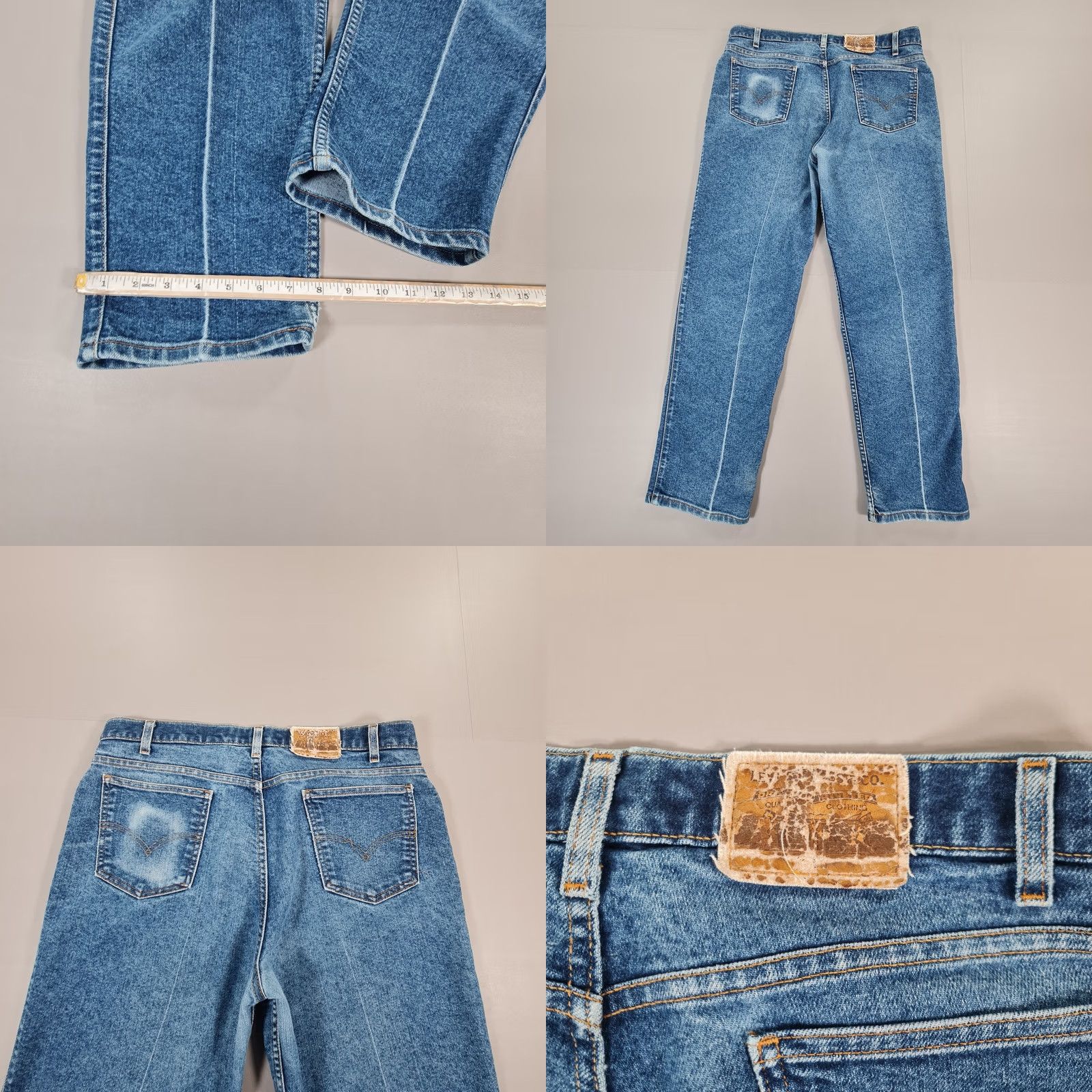 Levi's VINTAGE Levi's 540 Jeans Blue Relaxed Fit 36x30 Mens Denim 90s Straight Vintage Size US 36 / EU 52 - 8 Thumbnail