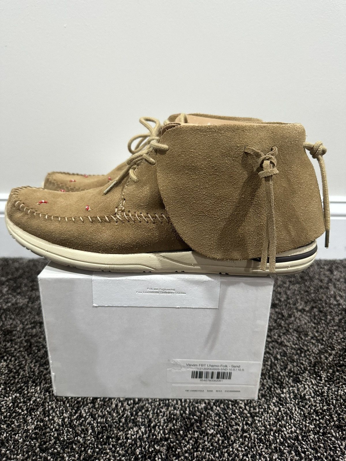 Visvim Visvim FBT Lhamo Folk Sand Sneaker Size US 10.5 / EU 43-44 - 2 Thumbnail