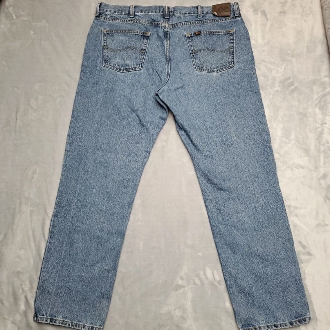 Lee Lee Jeans Mens 40x32 Blue Denim Regular Fit 100% Cotton Everyday Comfort Pants Size US 40 / EU 56 - 6 Thumbnail