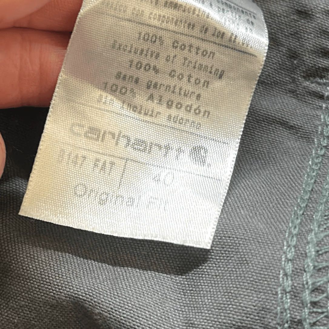Carhartt Carhartt Mens Gray original Fit Cargo Carpenter Shorts 40 Cotton Regular Size 40 Carhartt Mens Gray Cargo Shorts Carpenter Waist 40 Cotton Size US 40 / EU 56 - 6 Thumbnail