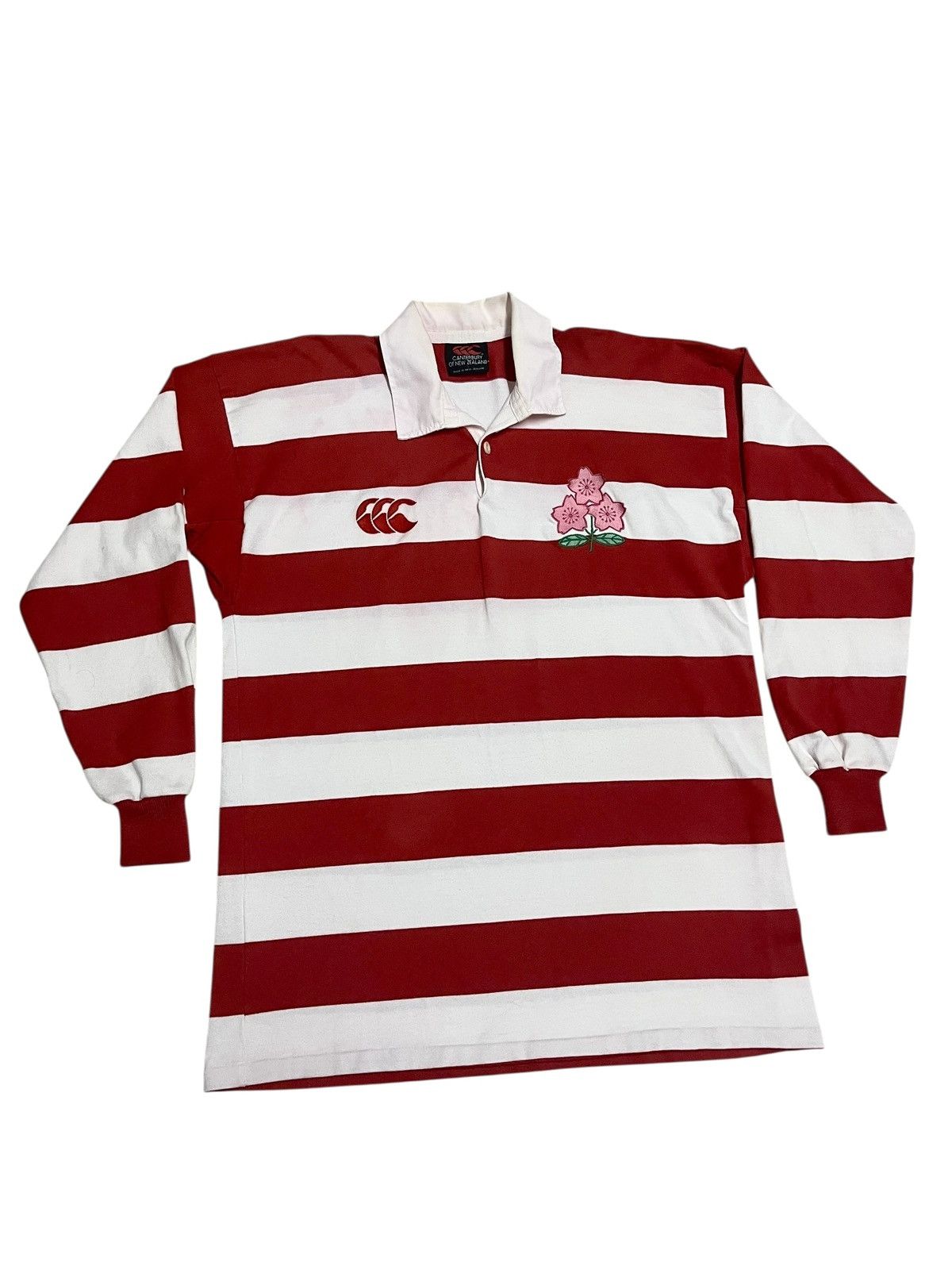 Canterbury of New Zealand 🔥Vtg Canterbury Japan Rugby Union 98’ L/S Size US L / EU 52-54 / 3 - 6 Thumbnail