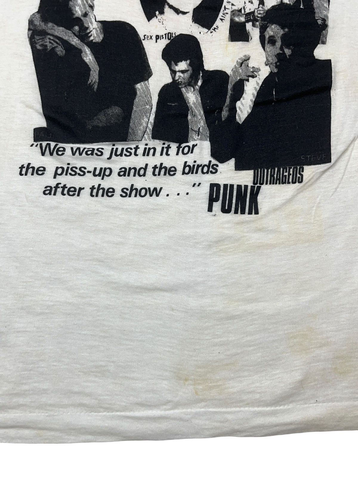 Band Tees Vintage 80s Sid Vicious Accused Sex Pistols Punk Tank Top Size US M / EU 48-50 / 2 - 7 Thumbnail