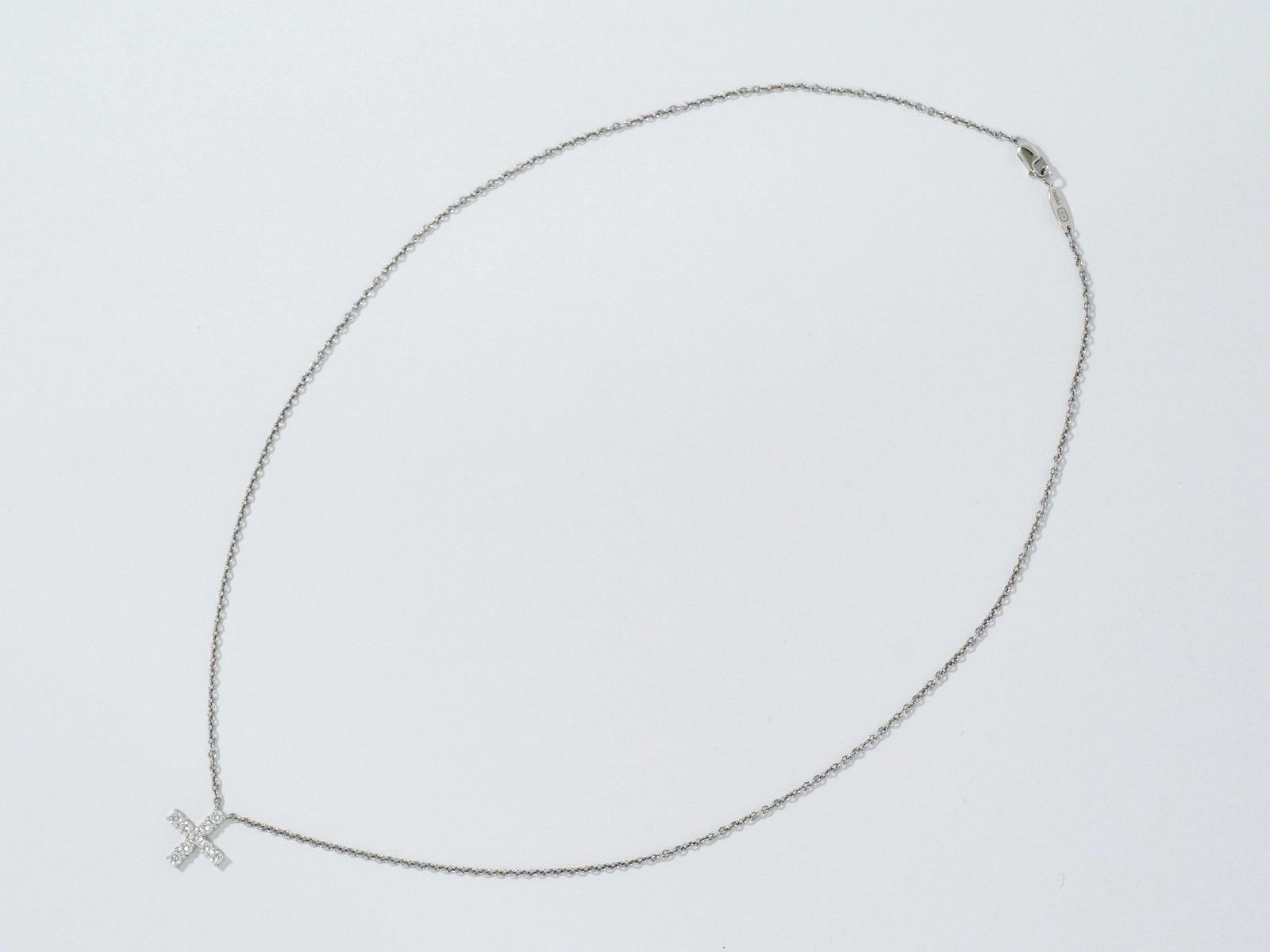 Harry Winston Harry Winston Cross Pendant Necklace Platinum with Diamonds Size ONE SIZE - 1 Thumbnail