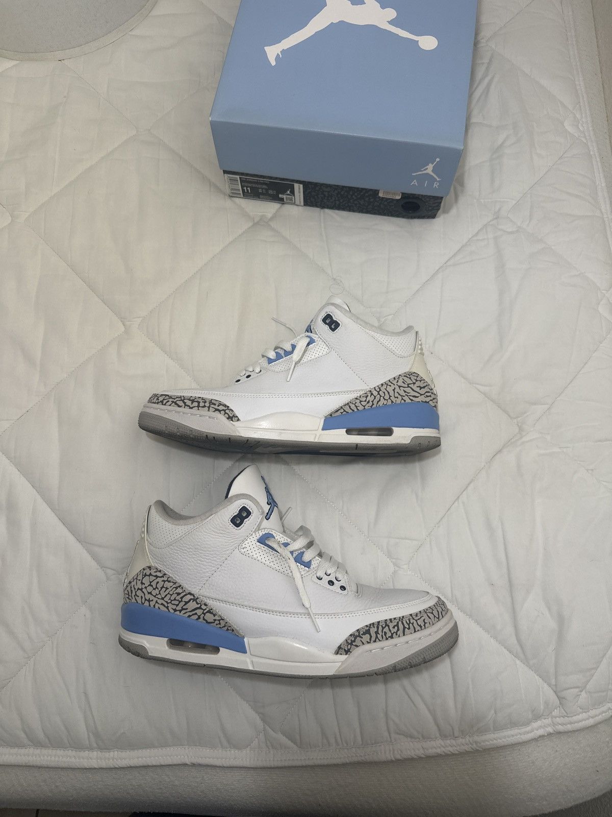 Jordan Brand Jordan 3 retro UNC Size US 11 / EU 44 - 4 Thumbnail