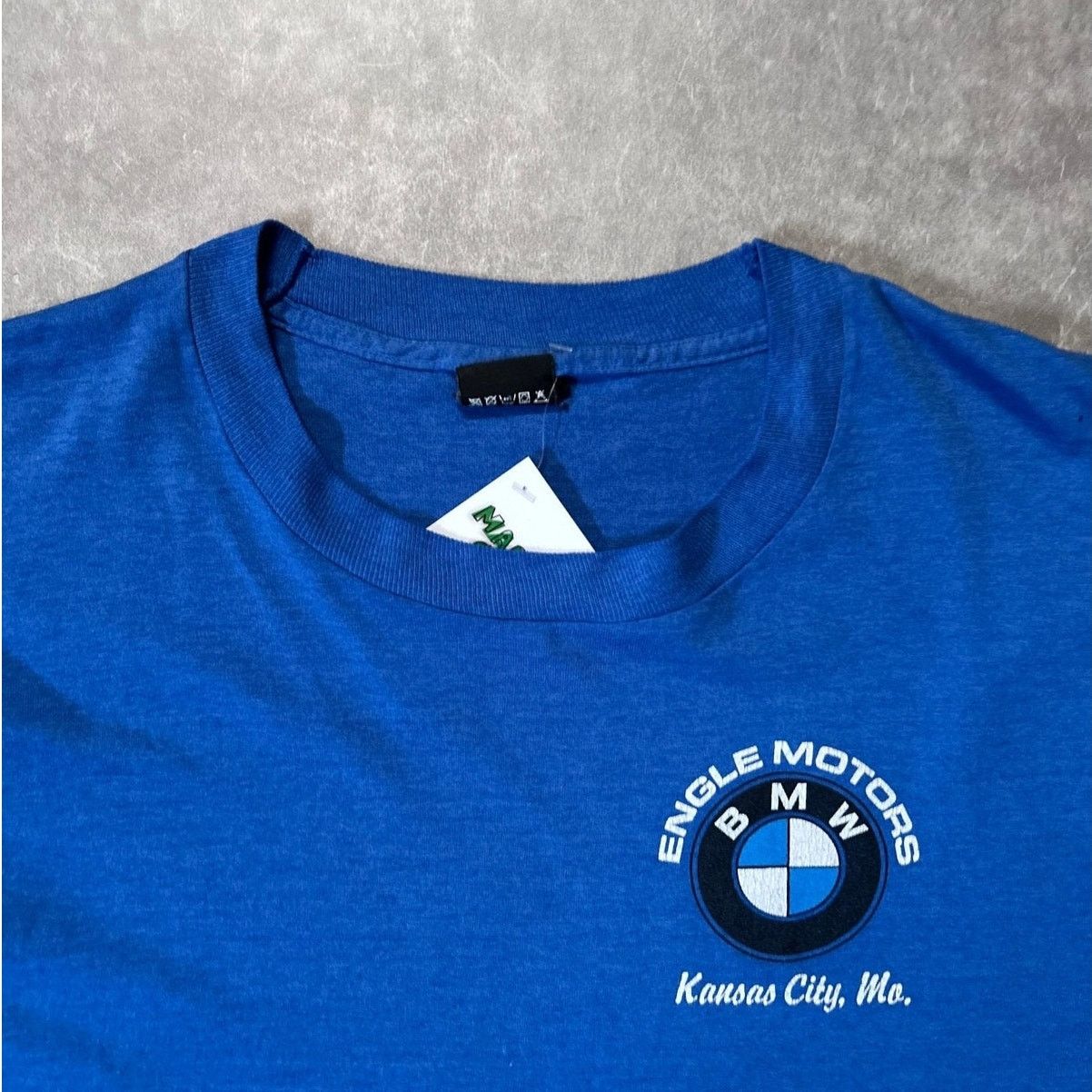Other 90s Vintage BMW Kansas City Blue T Shirt-XL Size US XL / EU 56 / 4 - 2 Thumbnail