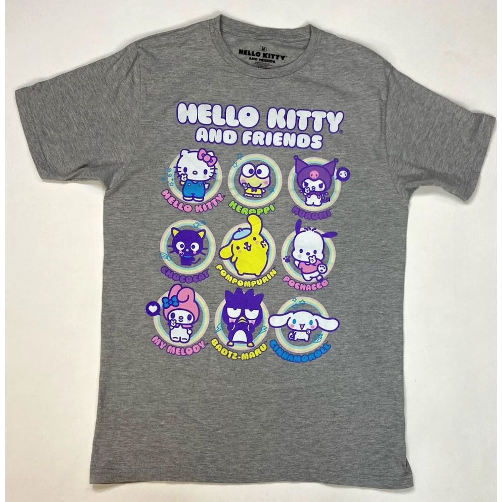 Ripple Junction Hello Kitty And Friends Graphic T-shirt Women Medium Gray Short Sleeve Size M / US 6-8 / IT 42-44 - 2 Thumbnail