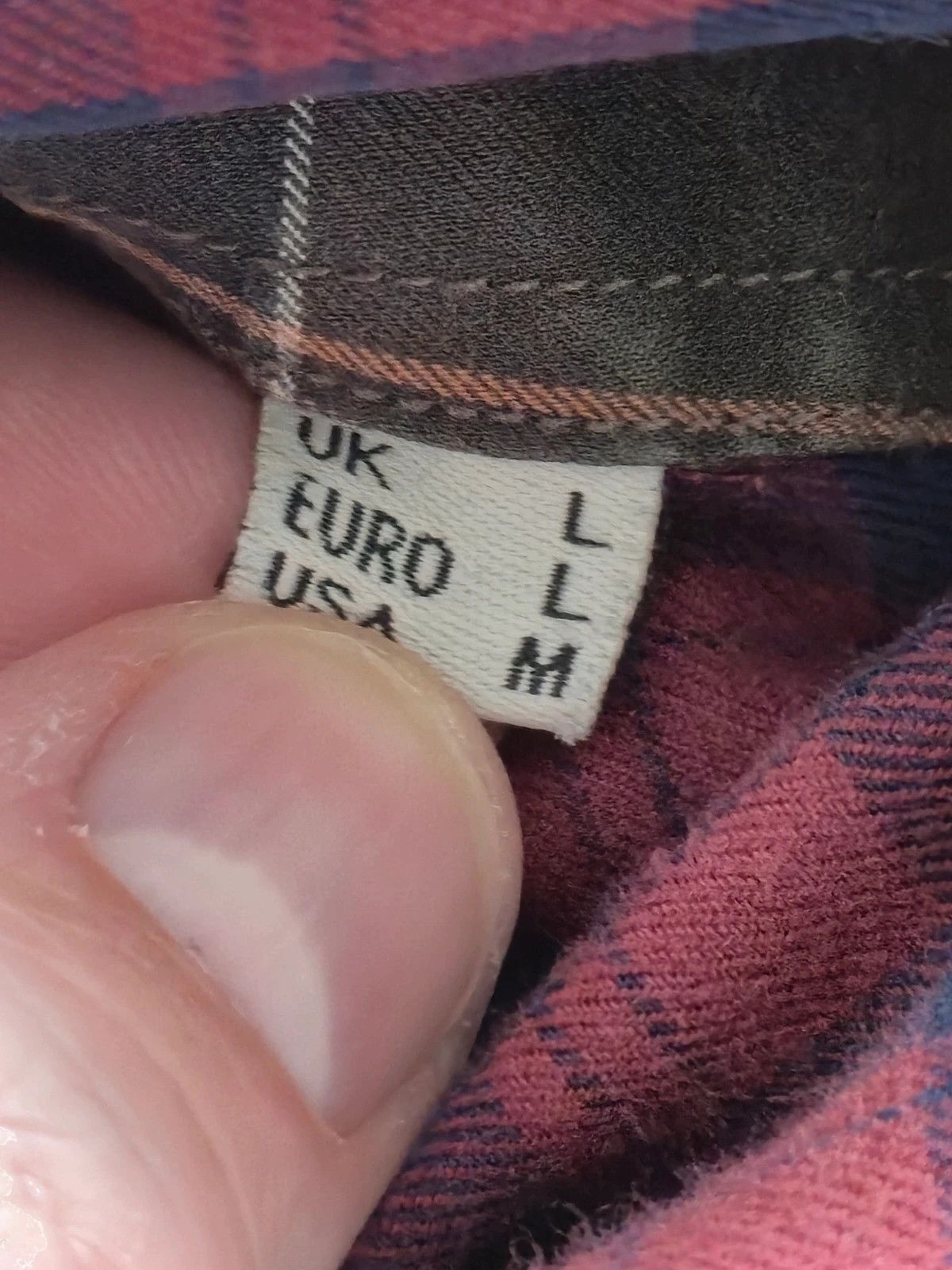 Barbour Barbour Men's Check Shirt 100% Cotton Size L Size US L / EU 52-54 / 3 - 4 Thumbnail