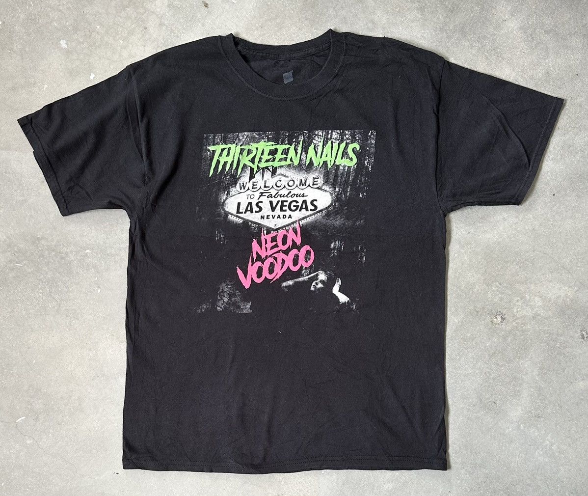 Vintage VINTAGE THIRTEEN NAILS NEON VOODOO VEGAS TEE Size US M / EU 48-50 / 2 - 1 Thumbnail