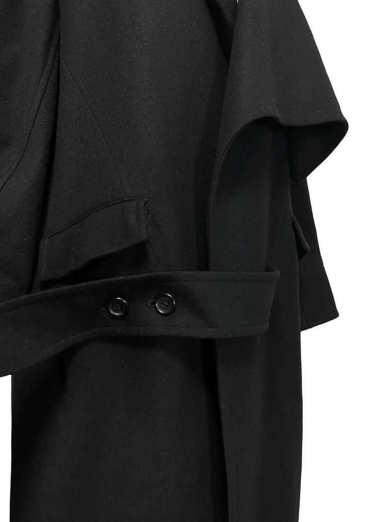 Yohji Yamamoto Yoji yamamoto +NOIR yohji yamamoto wool coat-2505 Size US S / EU 44-46 / 1 - 6 Thumbnail