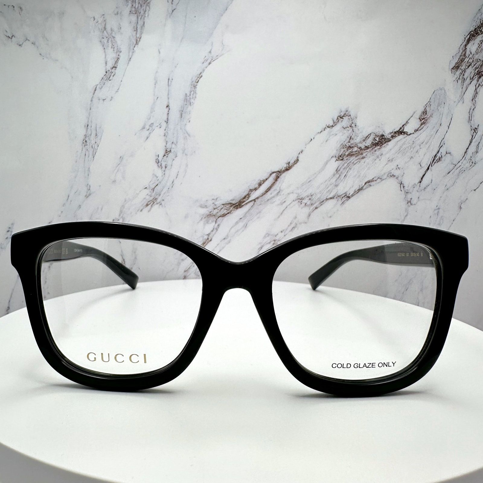 Gucci New GUCCI Eyeglasses Black Square GG Logo Red Green Web Size ONE SIZE - 2 Thumbnail