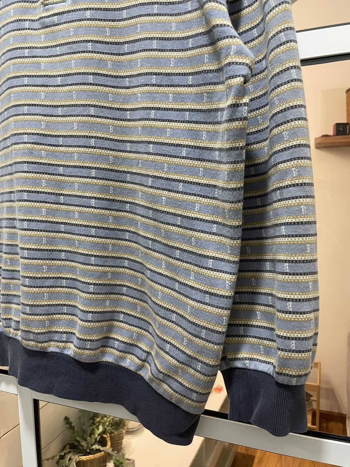 Balmain Balmain V Neck Button Stripes B Logo Seeatshirt Size US M / EU 48-50 / 2 - 8 Thumbnail