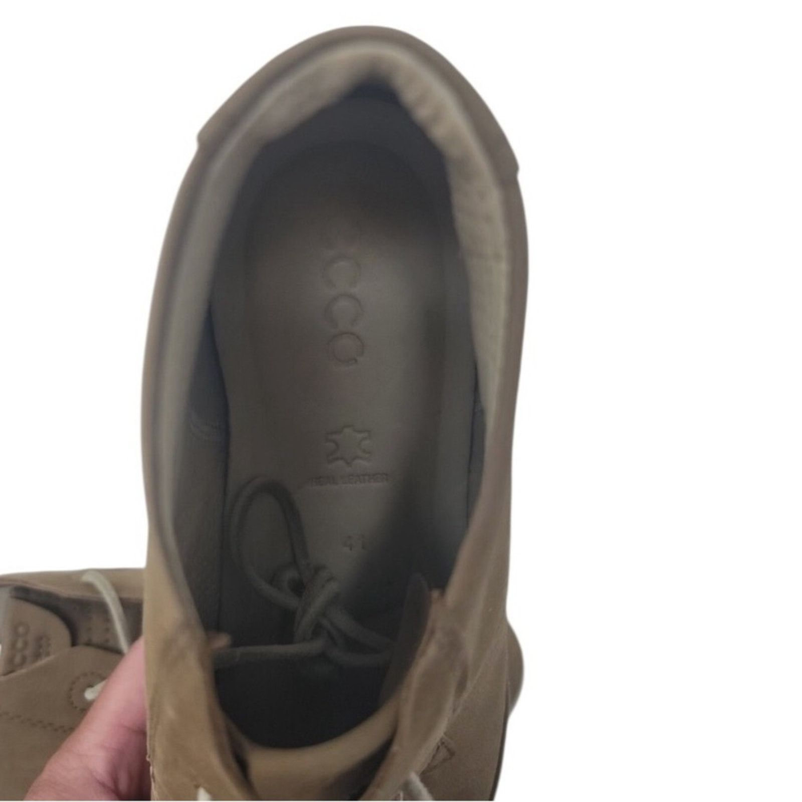 Ecco Ecco Women’s Brown Chukka Tie Shoes Size US 10.5 / IT 40.5 - 5 Thumbnail