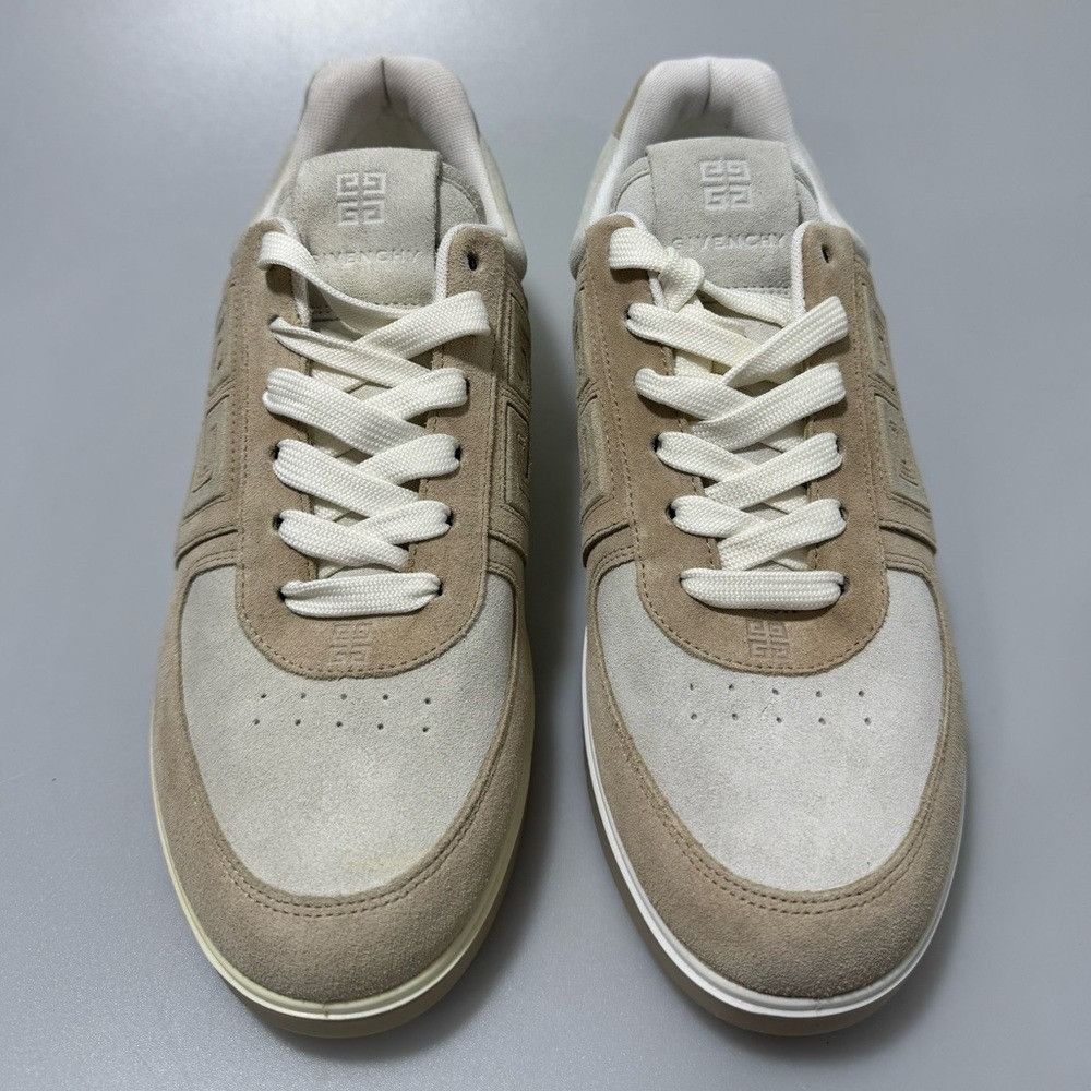 Givenchy Givenchy G4 Sneakers Suede Beige White Men’s Size EU 41/US 8 Size US 8 / EU 41 - 2 Thumbnail