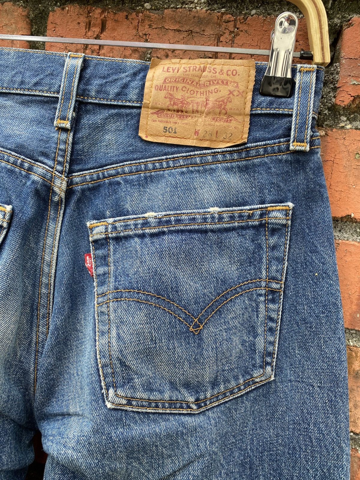 Levi's × Levi's Vintage Clothing × Vintage W28x31.5 vintage levi's 501 90s made in USA Size US 28 / EU 44 - 3 Thumbnail