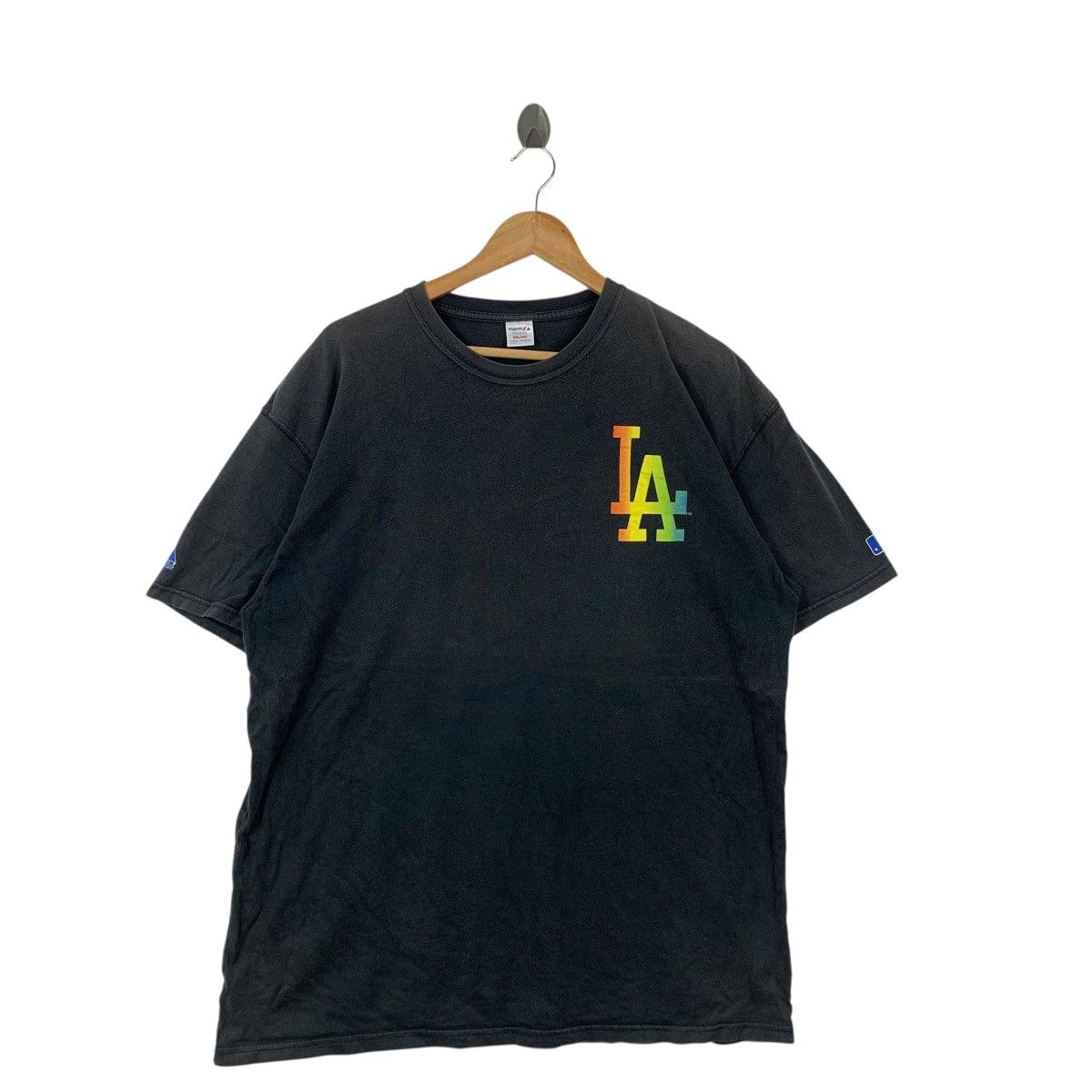 MLB MLB MAJESTIC ATHLETIC LA Los Angles Logo Tee Shirt Top Size US XXL / EU 58 / 5 - 3 Thumbnail