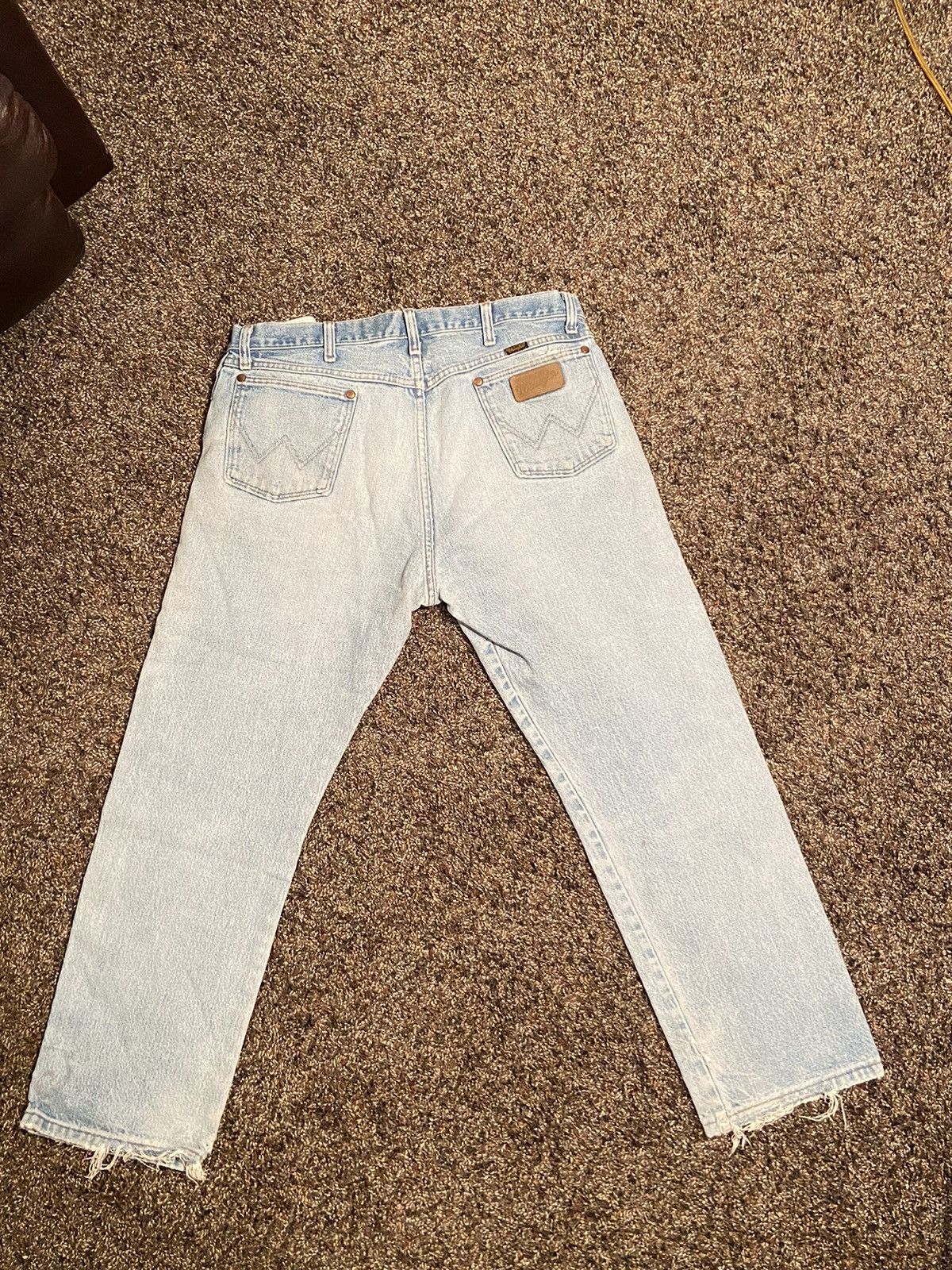 Wrangler Thrashed Wrangler Jeans Size US 36 / EU 52 - 2 Thumbnail