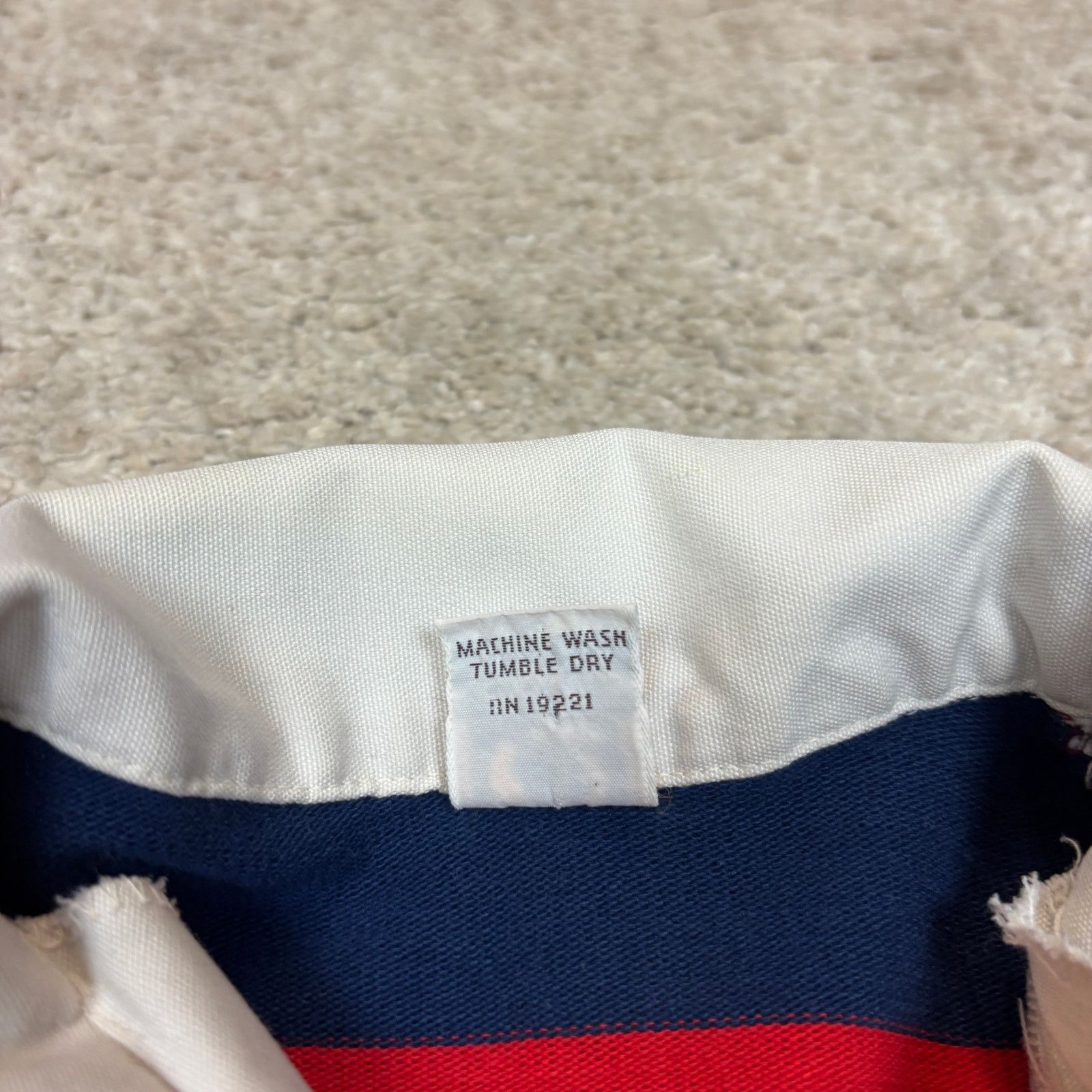 Hang Ten Vintage 70s Hang Ten Rugby Shirt Stripe Long Sleeve XL Size US XL / EU 56 / 4 - 5 Thumbnail
