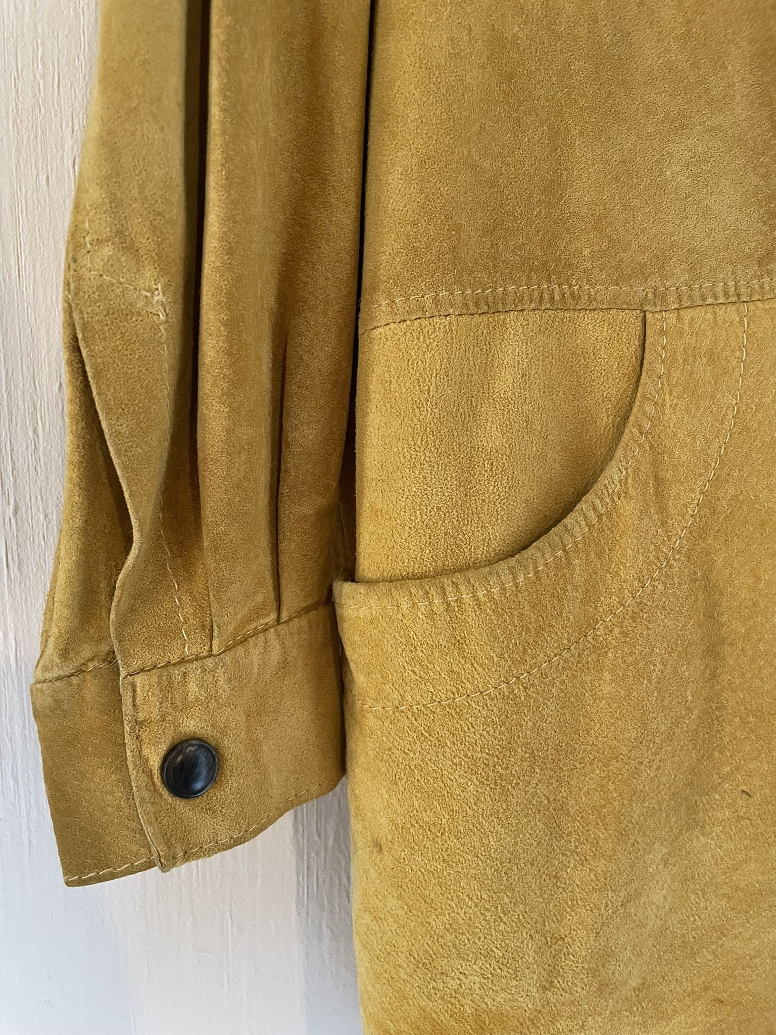 Other Simola & Tidman Yellow Suede Jacket Size S / US 4 / IT 40 - 5 Thumbnail