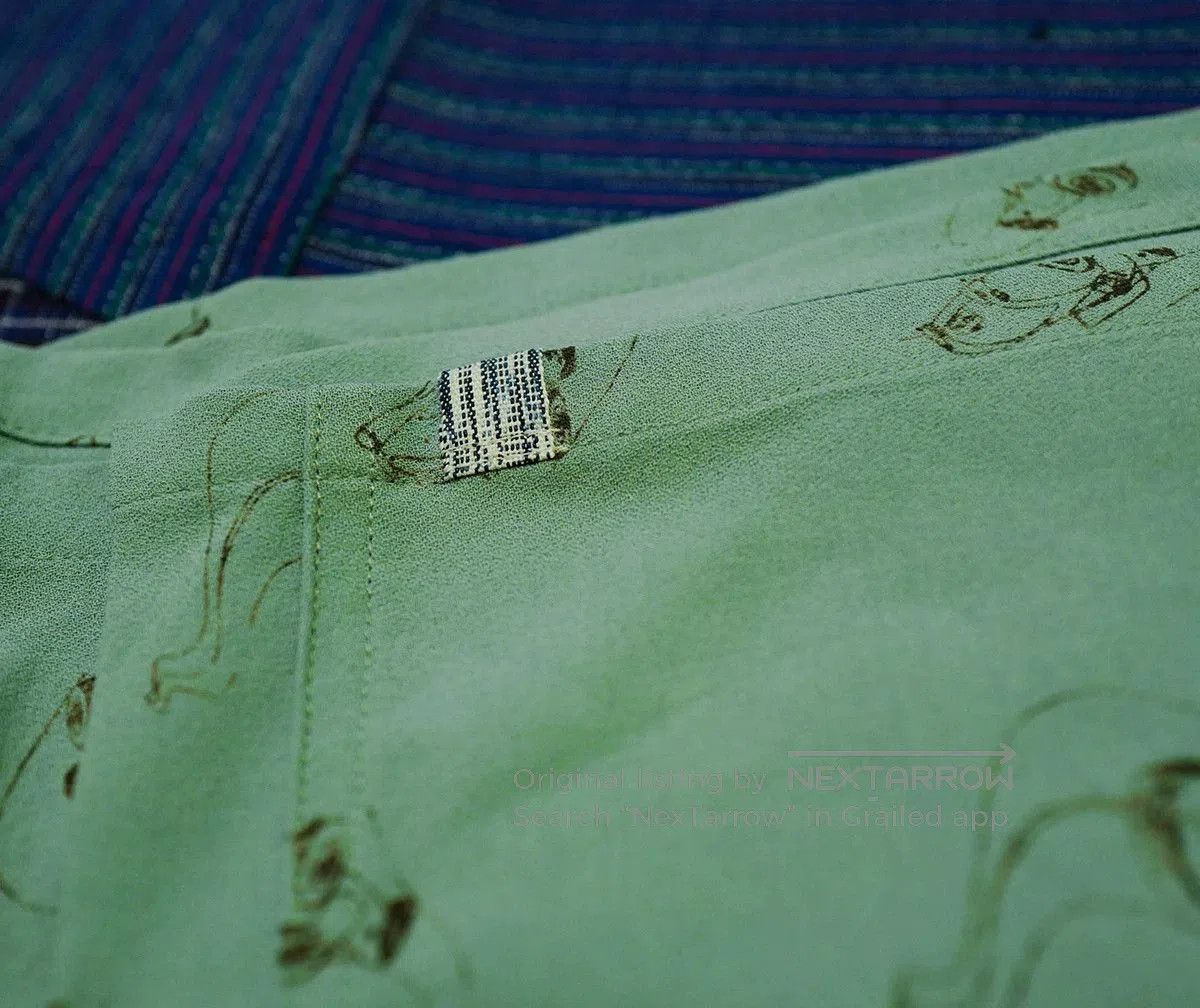 Visvim visvim Harmon S/S Roadster Shirt in Green. Size US M / EU 48-50 / 2 - 4 Thumbnail