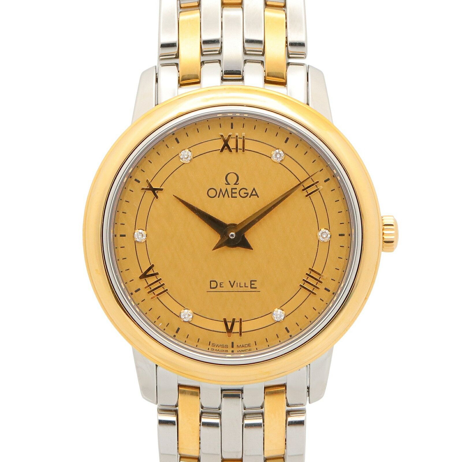 Omega Omega OMEGA De Ville Prestige Au750 Stainless Steel Diamond Precious Metal Quartz 424.20.27.60.58.004 DUTY FREE for USA Size ONE SIZE - 1 Thumbnail