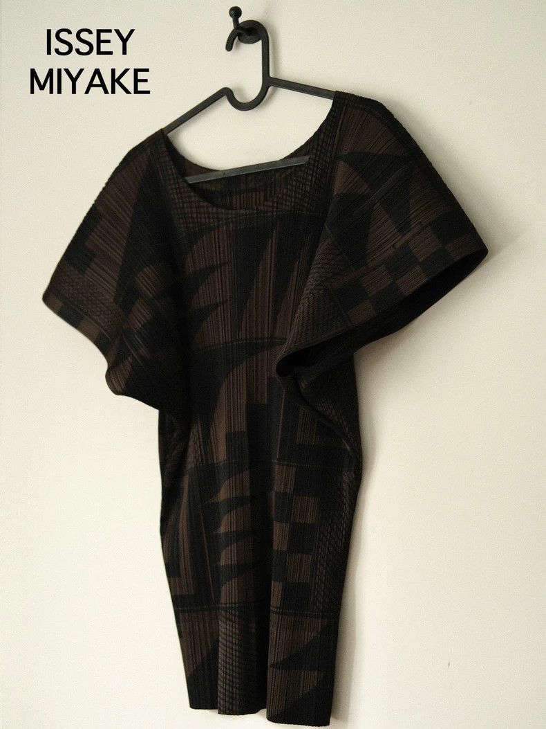 Issey Miyake issey miyake size:3 Brown and black coat Size XXS / US 00 / IT 34 - 5 Thumbnail