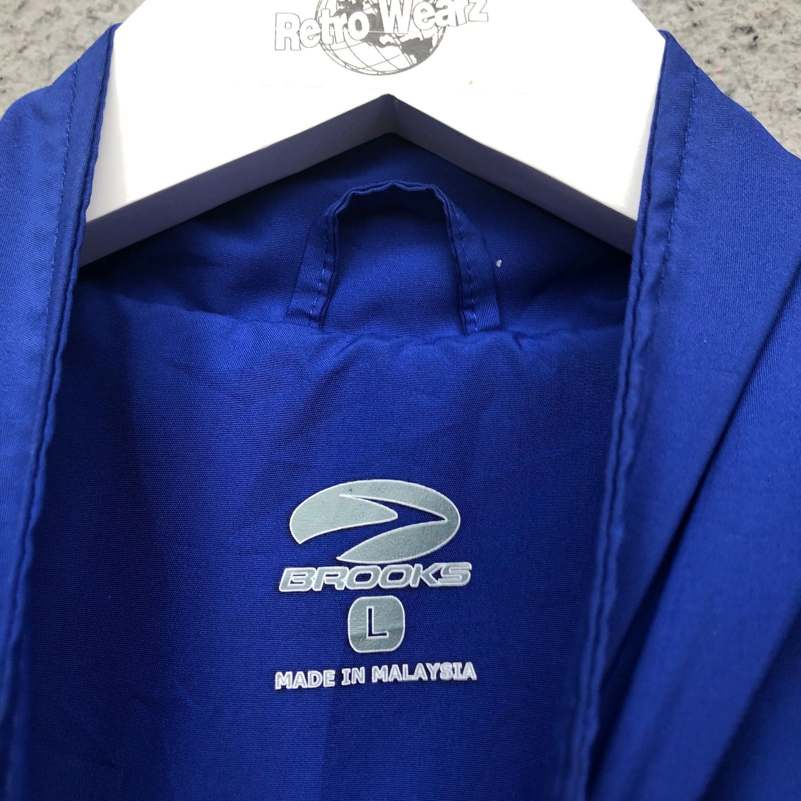 Brooks Lincoln Marathon Jacket Brooks Sports Men Large Vented Blue Size US L / EU 52-54 / 3 - 3 Thumbnail
