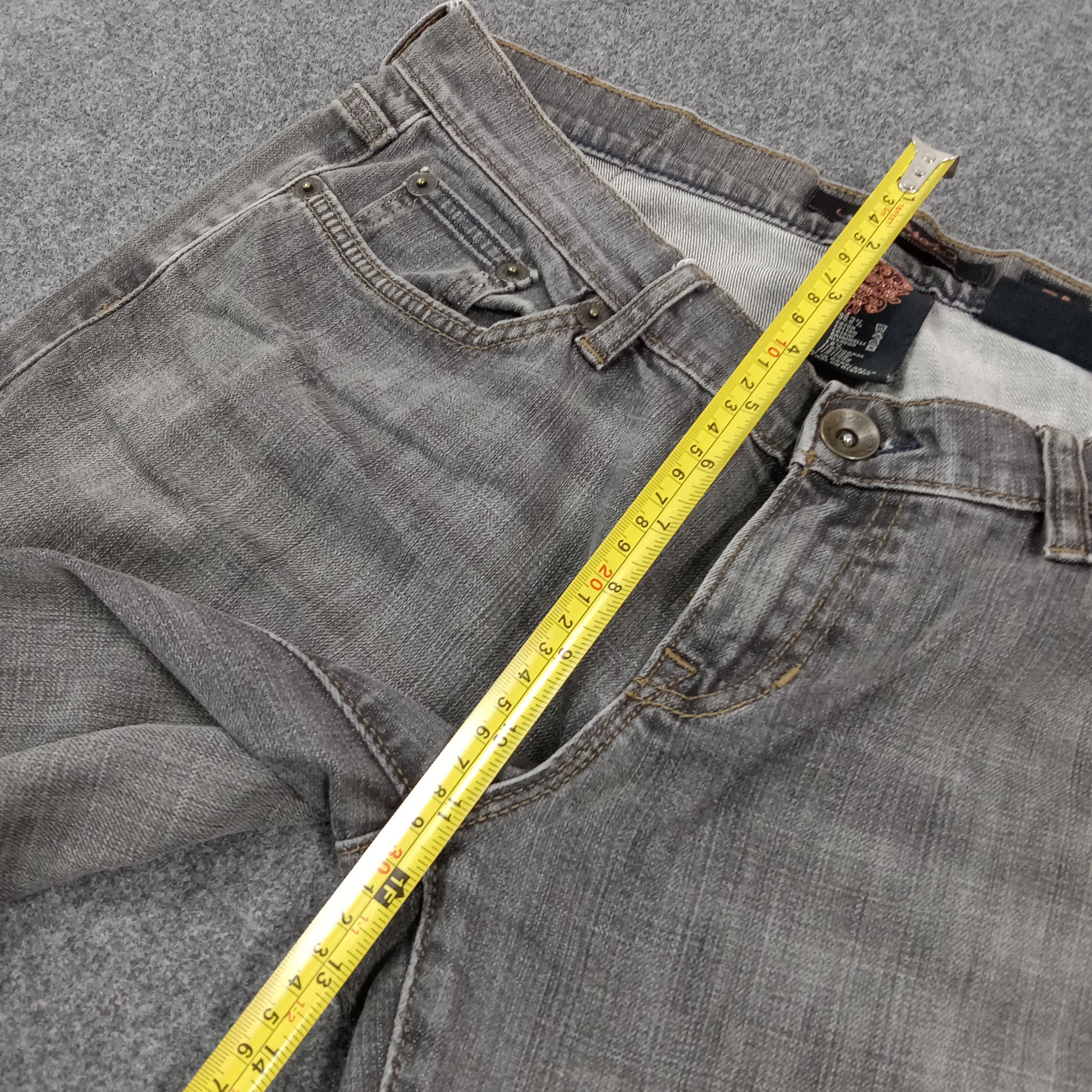 Ed Hardy Ed Hardy American Super Low Rise Denim Jeans C280N22 Size 34" / US 12 / IT 48 - 9 Thumbnail
